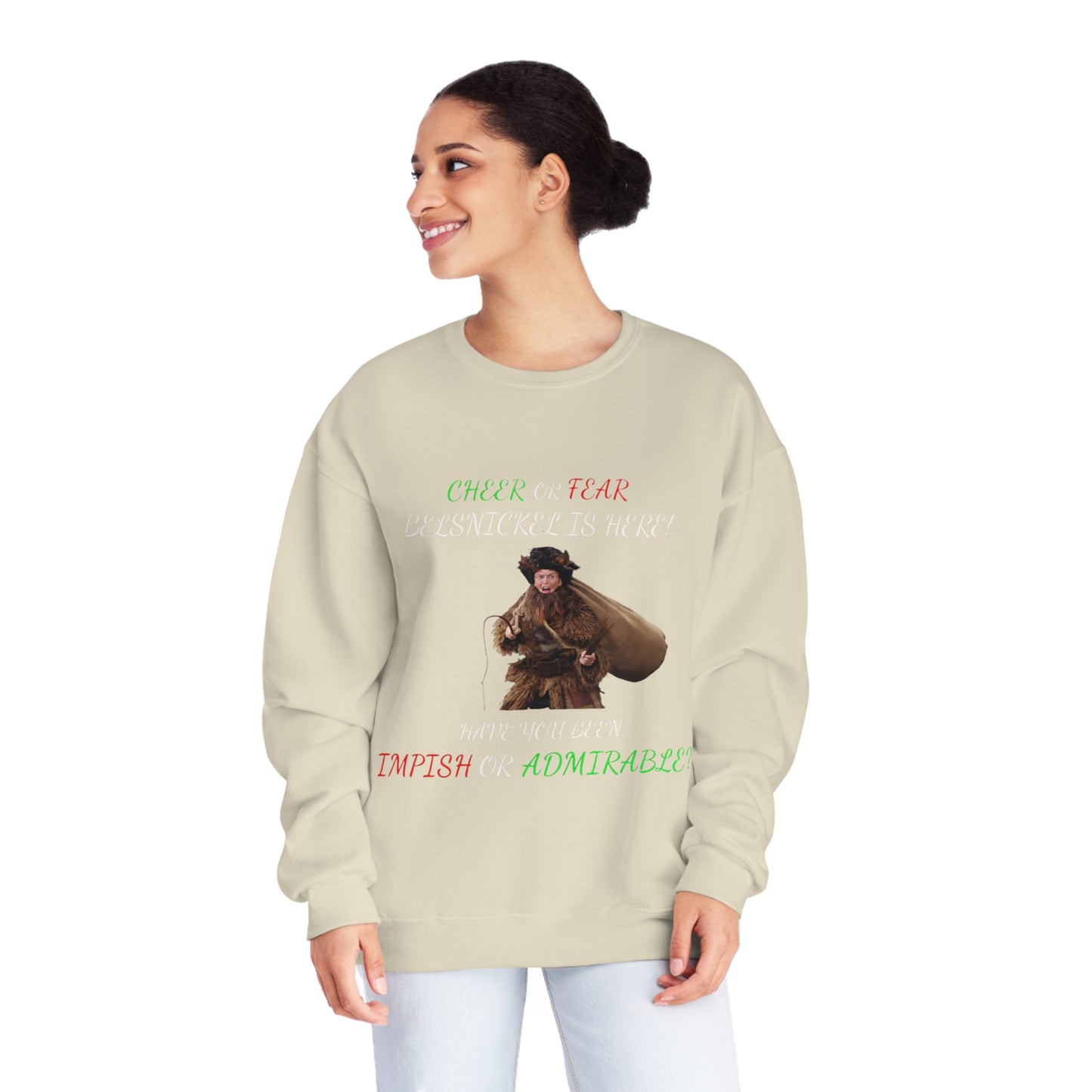 Cheer or Fear, Belsnickle is Here! Christmas Sweater