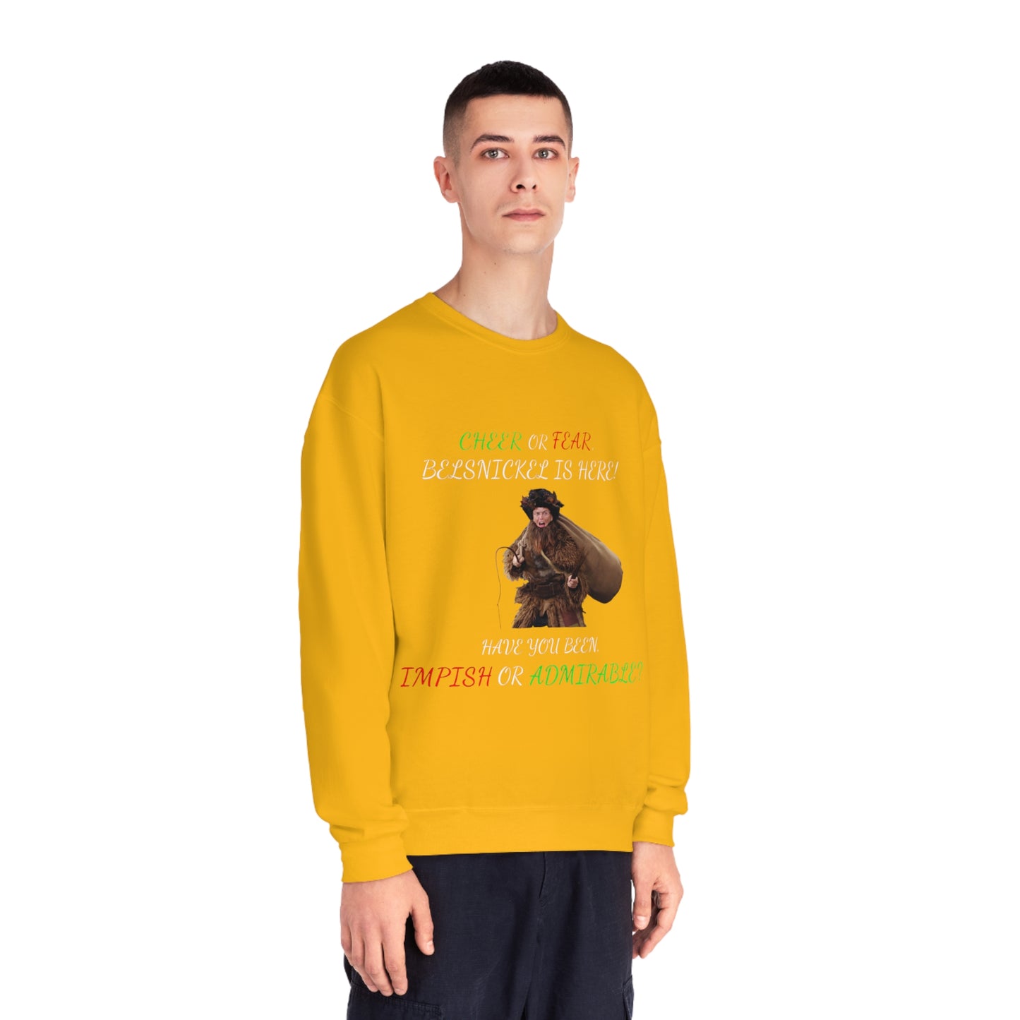 Cheer or Fear, Belsnickle is Here! Christmas Sweater