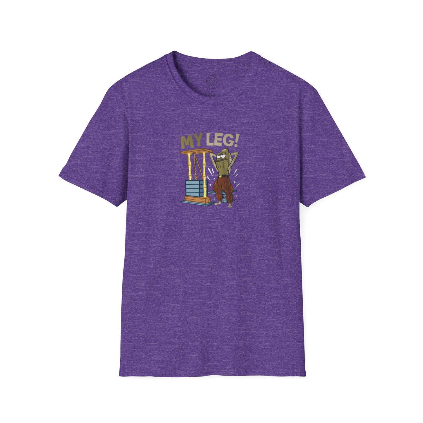 My Leg Jacked Fish Softstyle T-shirt