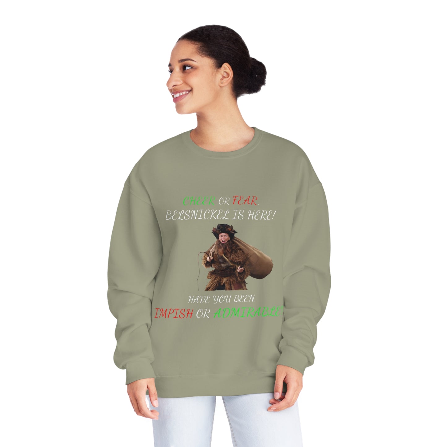 Cheer or Fear, Belsnickle is Here! Christmas Sweater