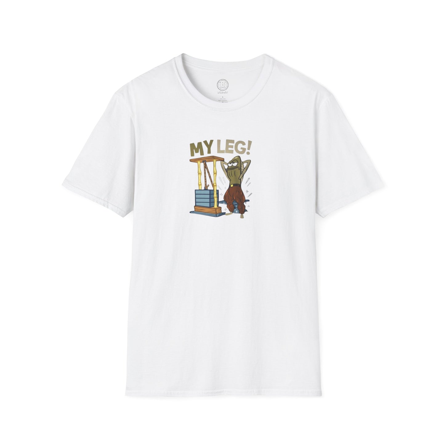 My Leg Jacked Fish Softstyle T-shirt
