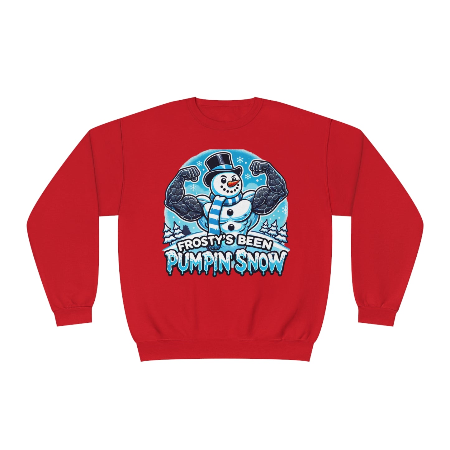 Frosty’s Been Pumpin’ Snow Sweater