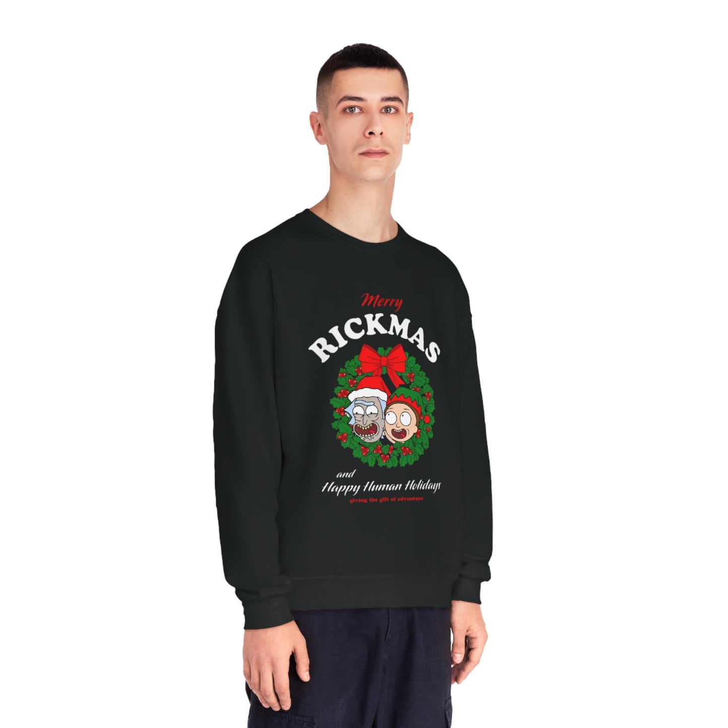 Merry Rickmas and Happy Human Holidays Sweater