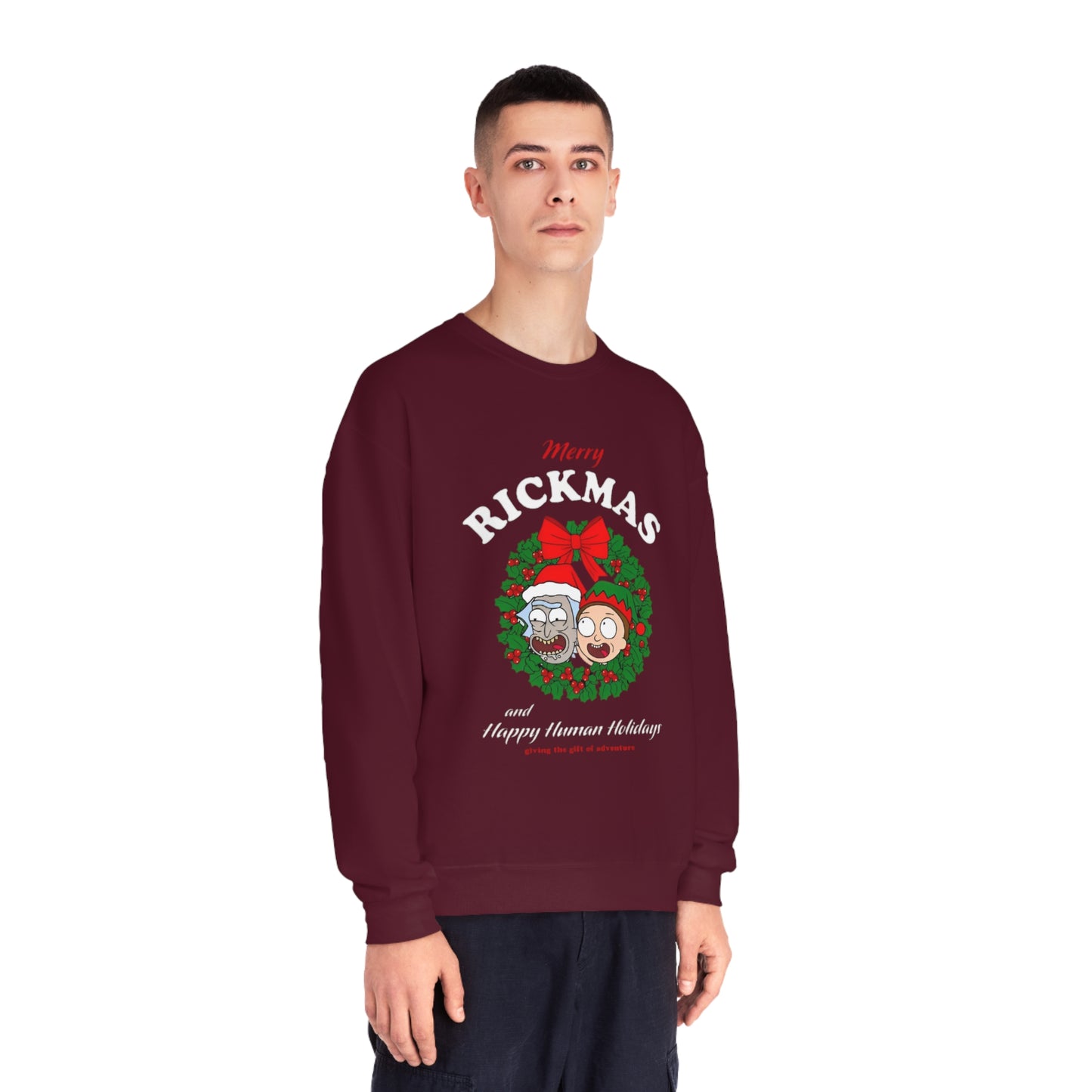 Merry Rickmas and Happy Human Holidays Sweater