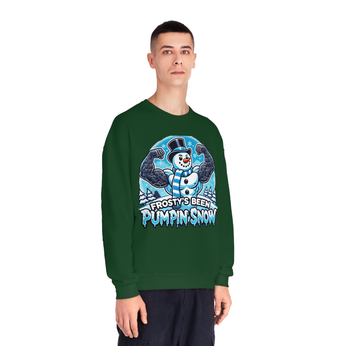 Frosty’s Been Pumpin’ Snow Sweater