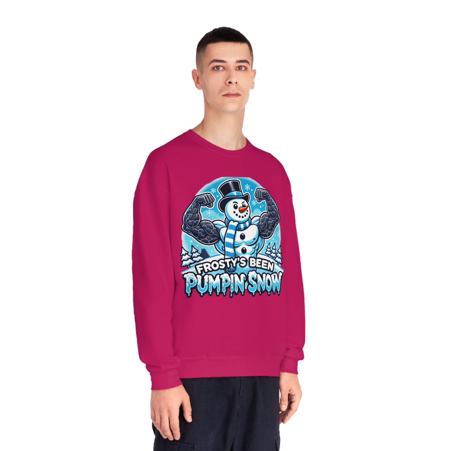 Frosty’s Been Pumpin’ Snow Sweater