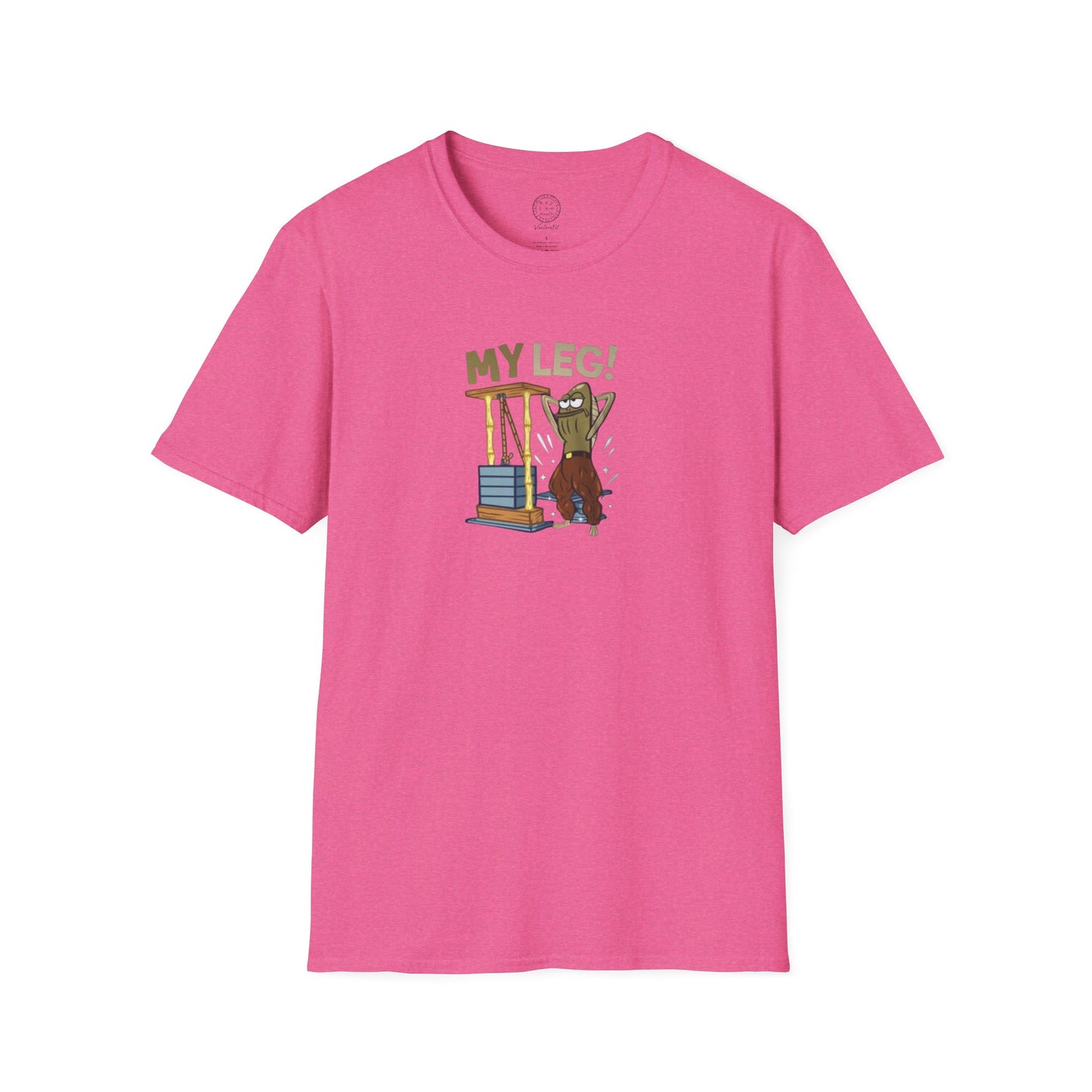 My Leg Jacked Fish Softstyle T-shirt