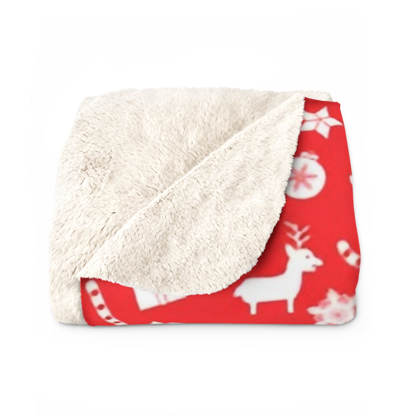 Christmas Spirit Sherpa Blanket