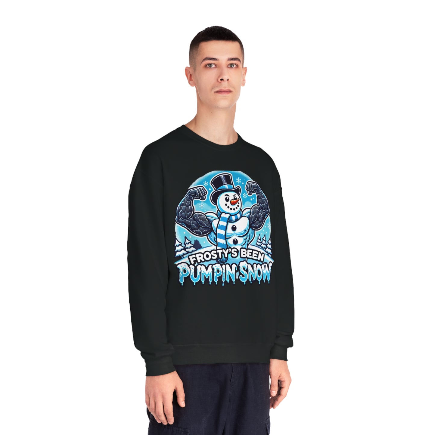 Frosty’s Been Pumpin’ Snow Sweater