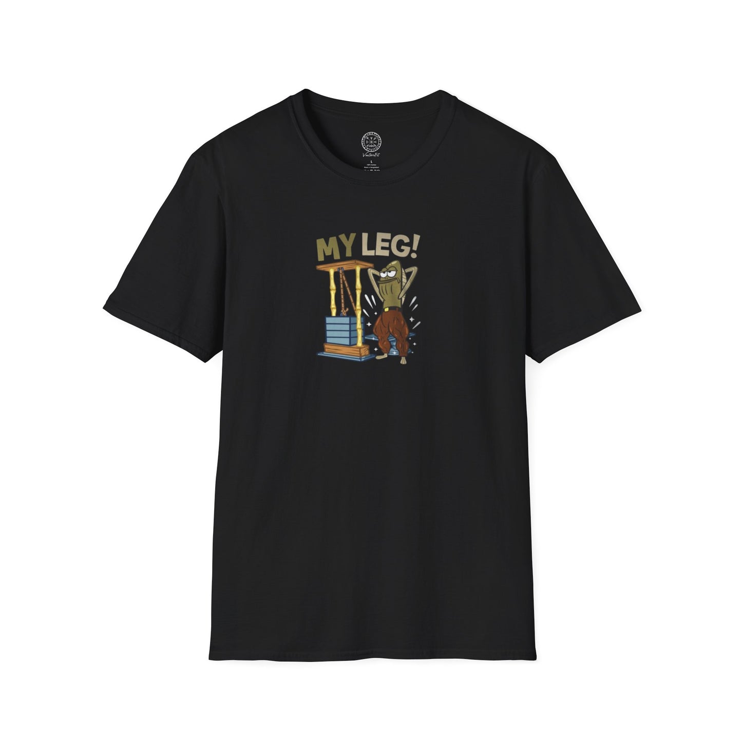 My Leg Jacked Fish Softstyle T-shirt