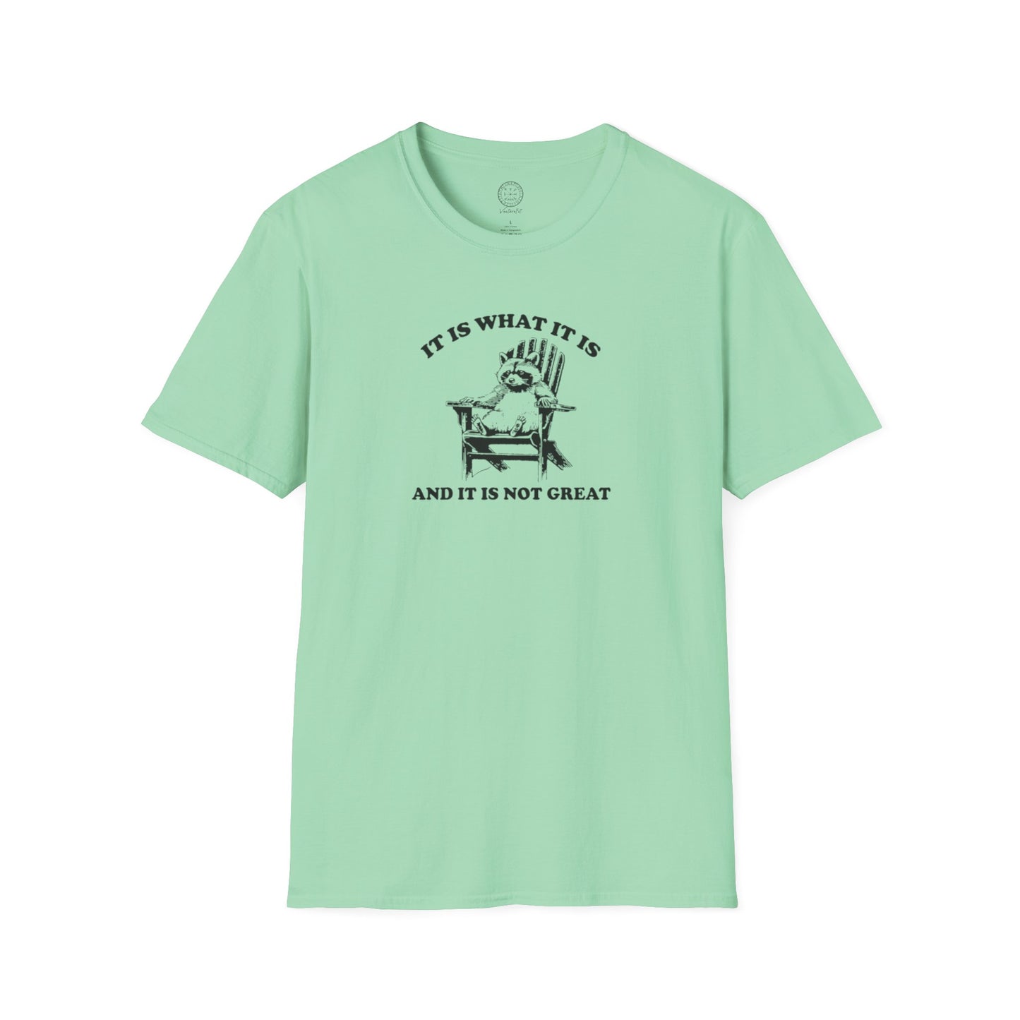 It Is What It Is And It Is Not Great Softstyle T shirt