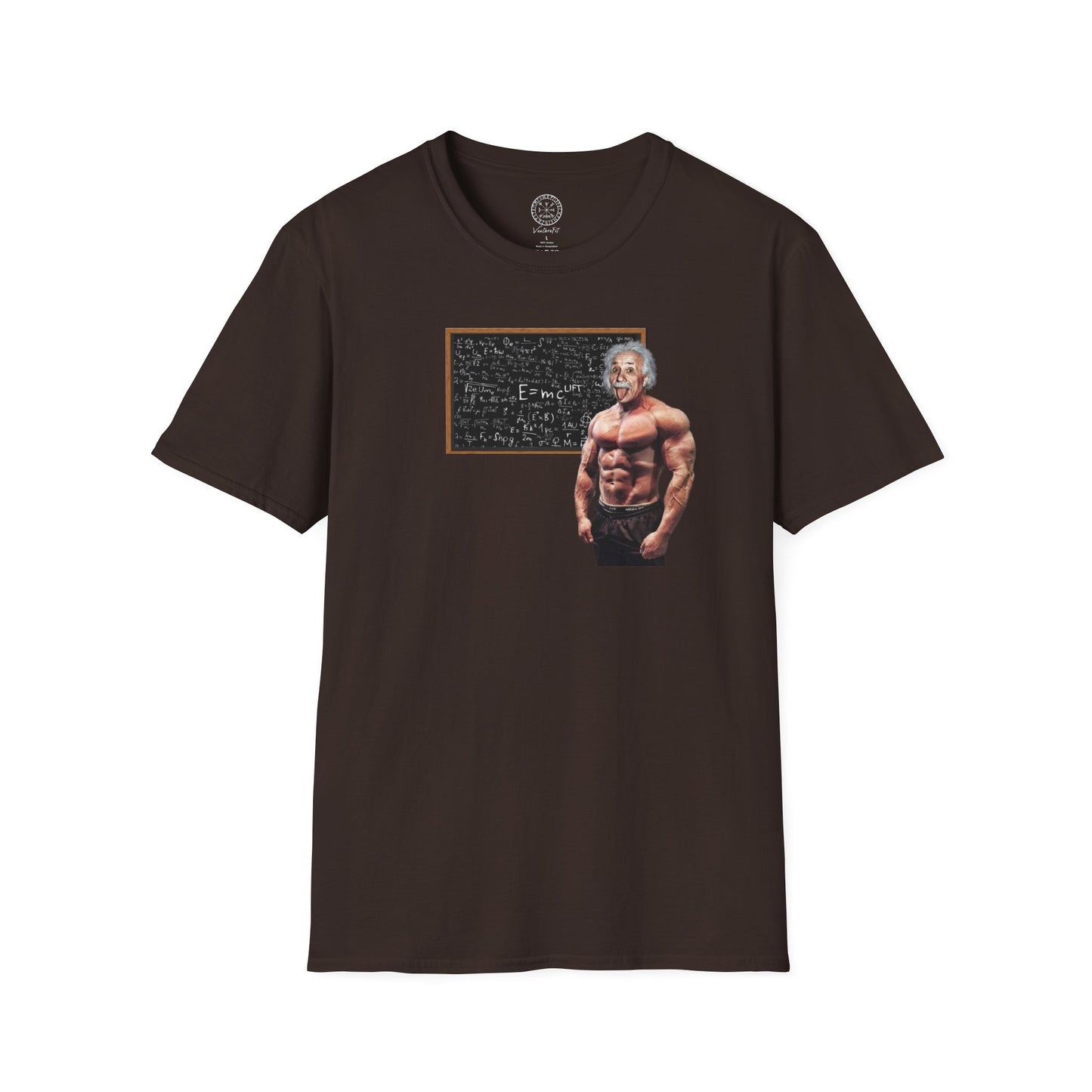 Albert Einsteins E=McLift Softstyle T shirt