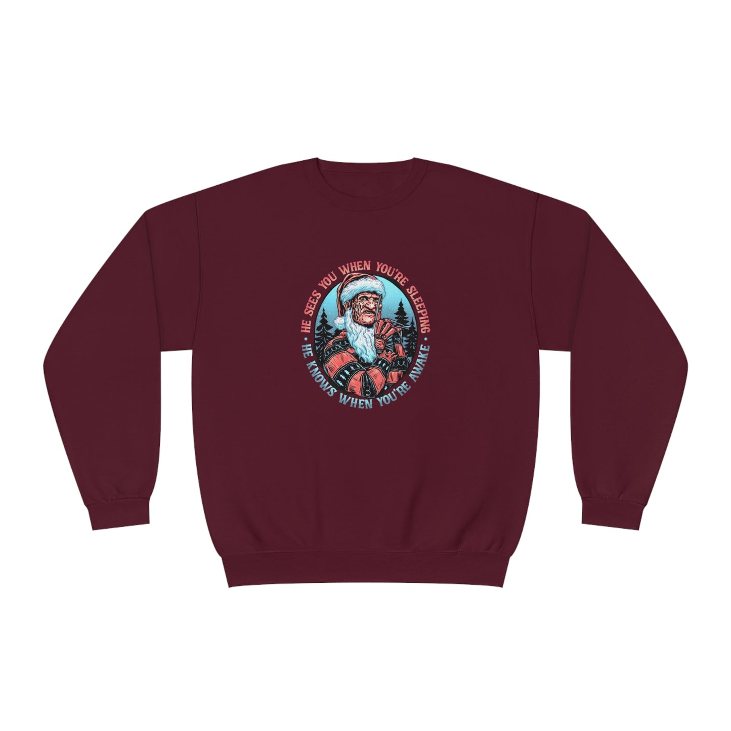 He Sees You When You’re Sleeping Christmas Sweater