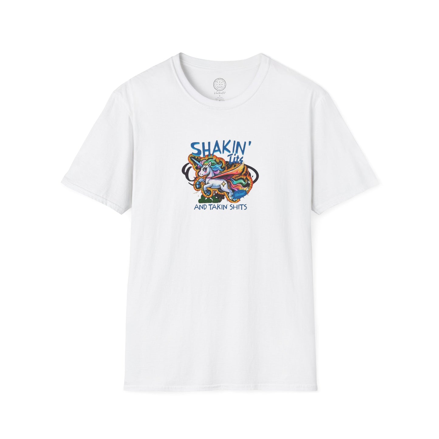 Shakin tits and takin shits Softstyle T shirt
