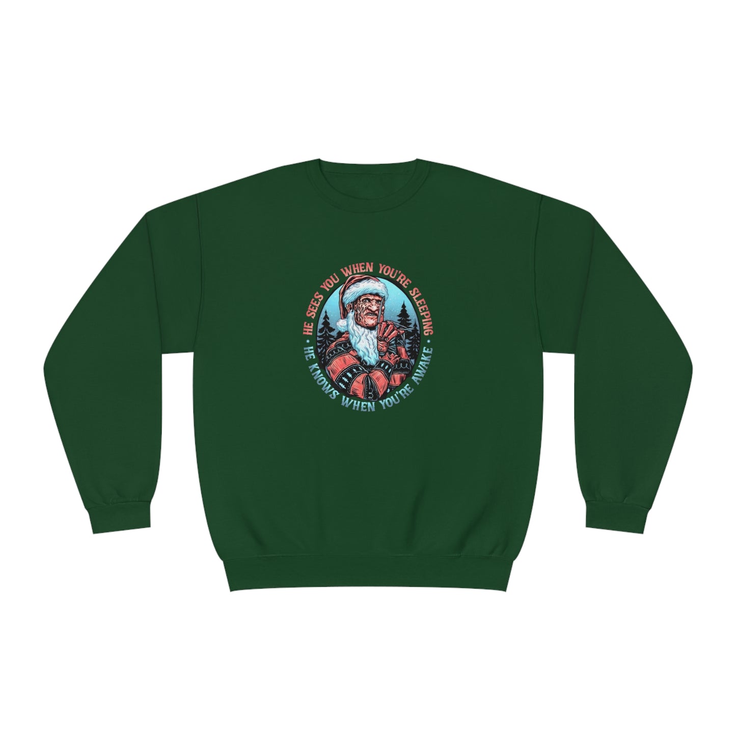 He Sees You When You’re Sleeping Christmas Sweater