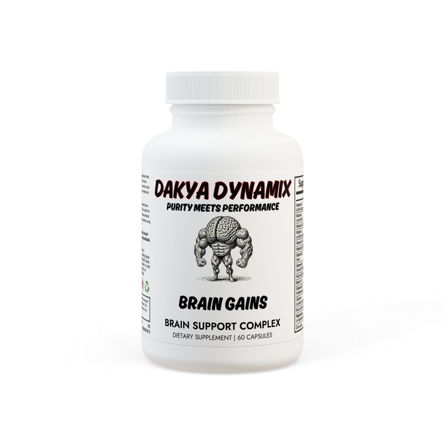 Brain Gains Brain Support Complex Supplement
