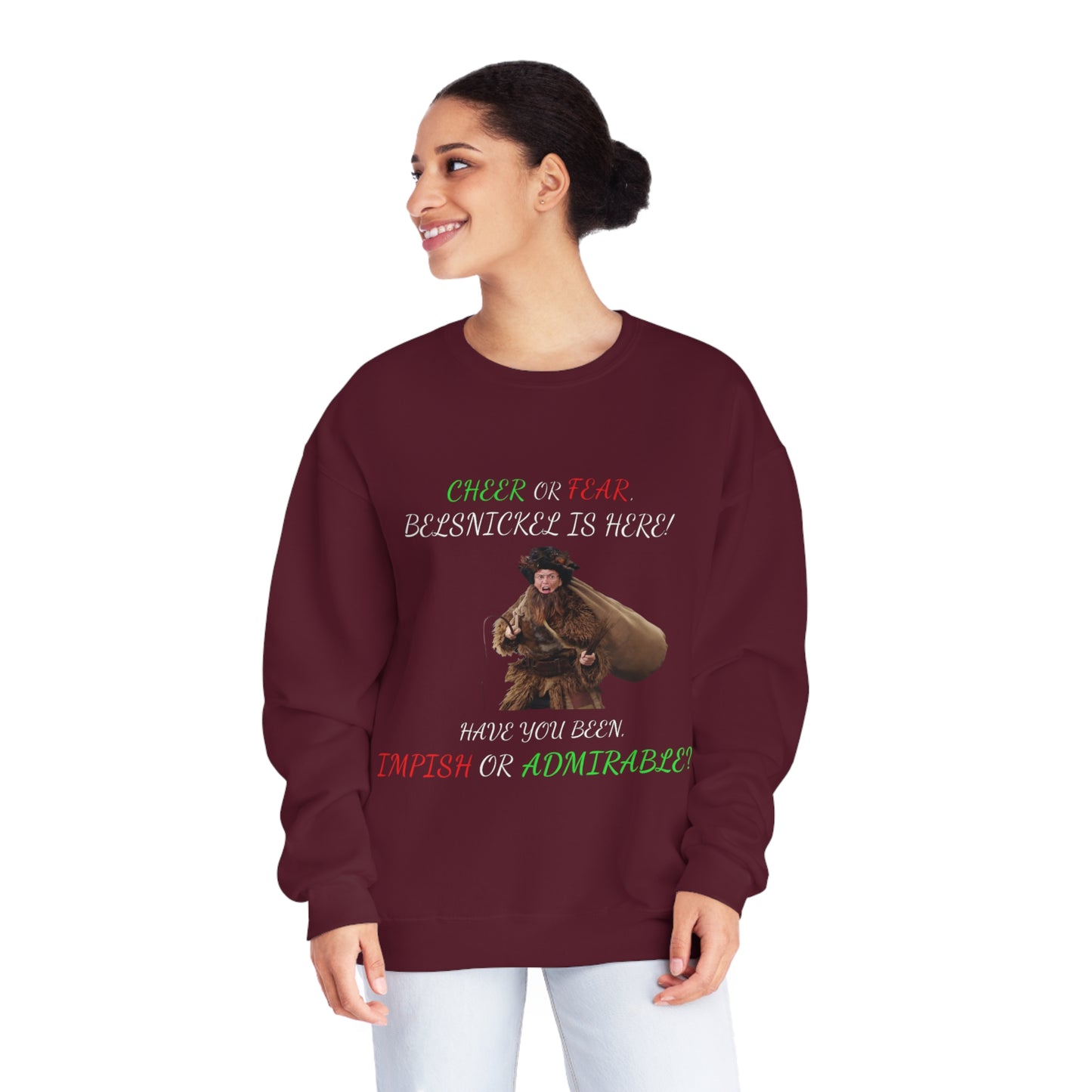 Cheer or Fear, Belsnickle is Here! Christmas Sweater