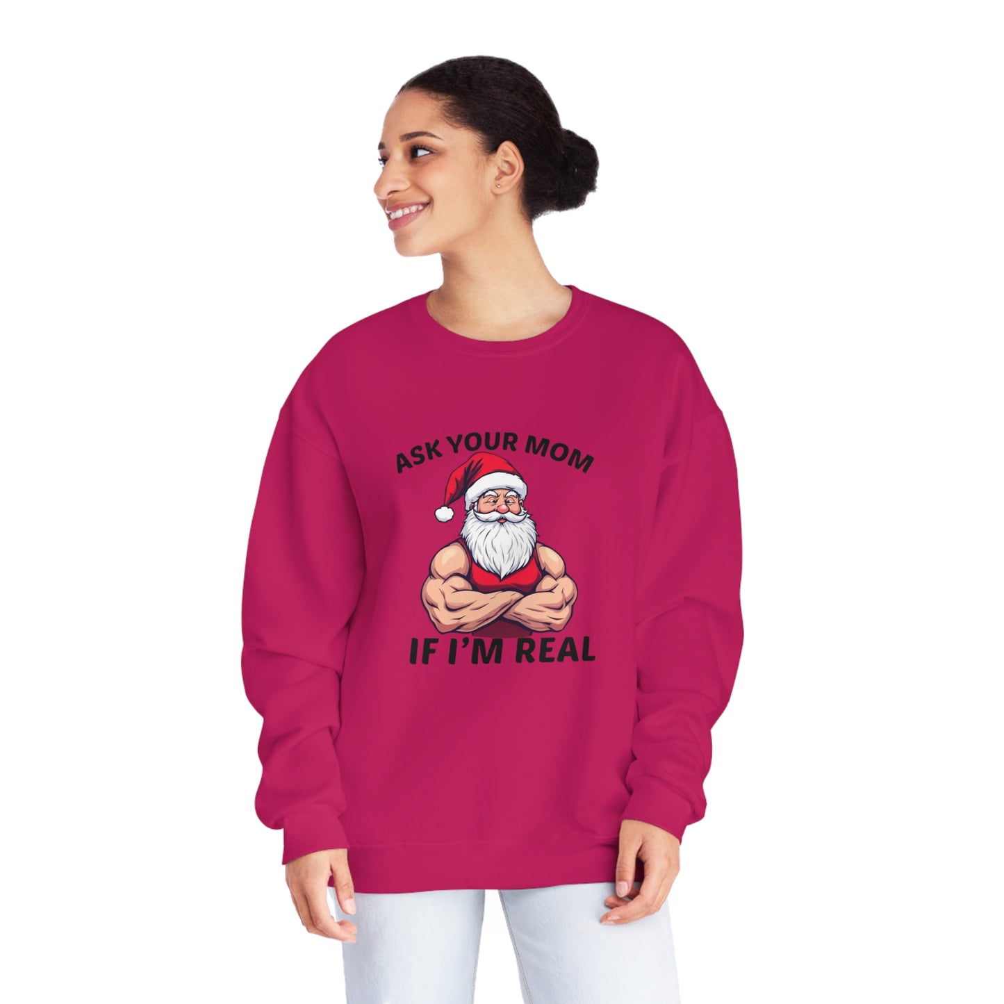 Ask Your Mom If I'm Real Holiday Sweater