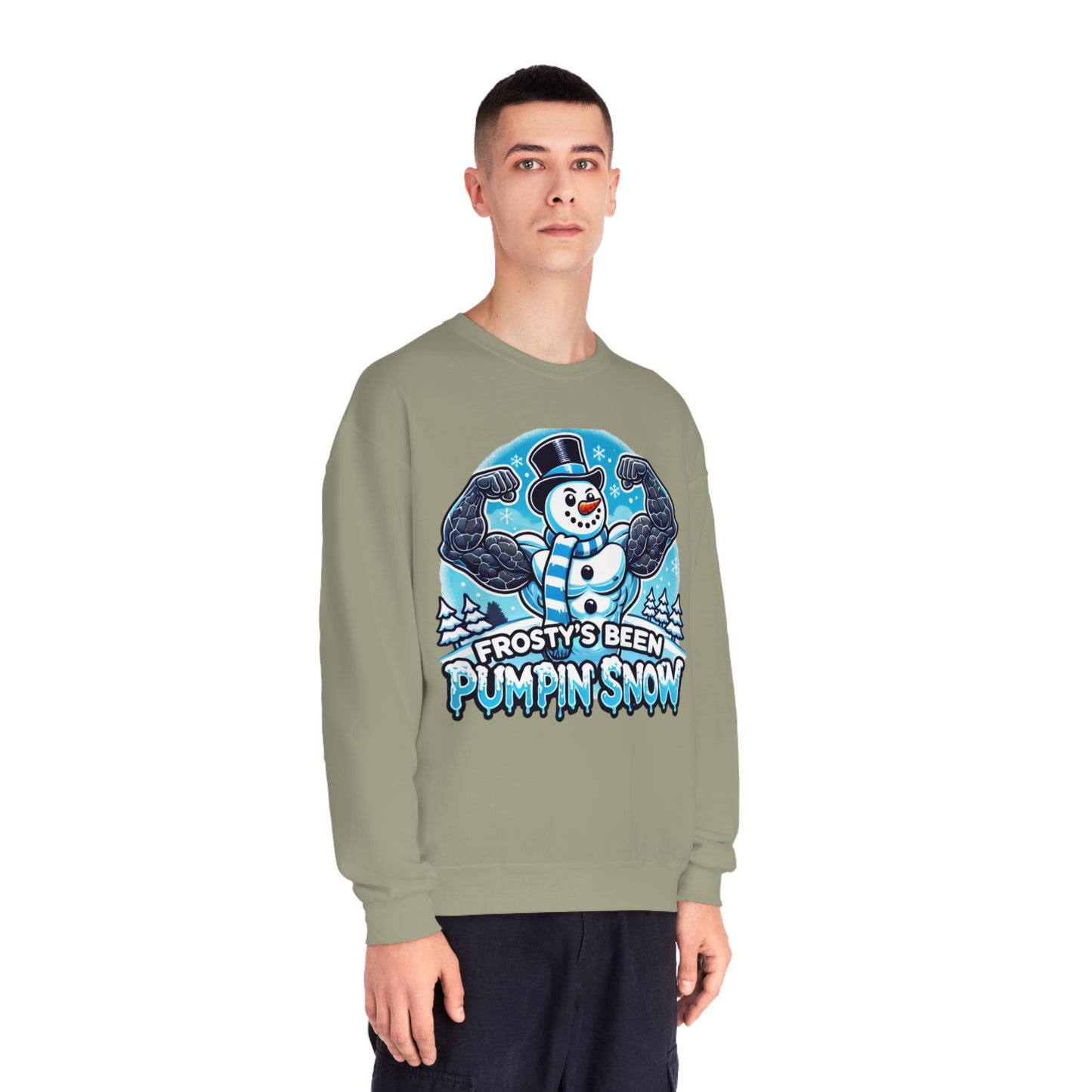 Frosty’s Been Pumpin’ Snow Sweater