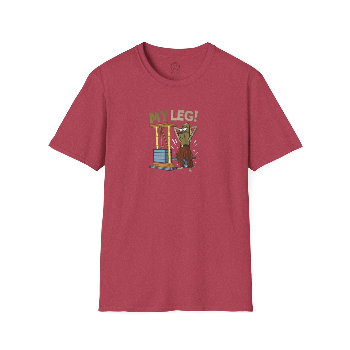 My Leg Jacked Fish Softstyle T-shirt