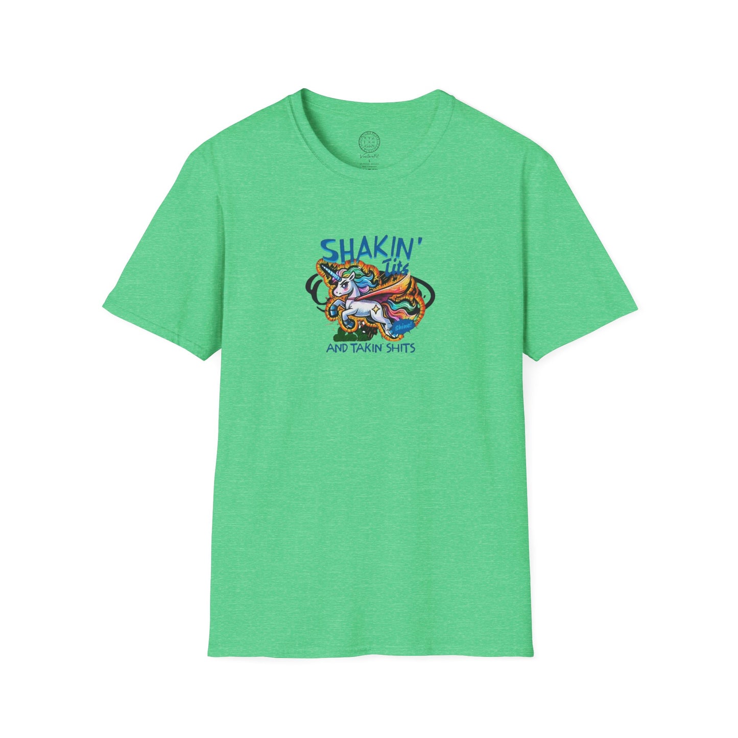 Shakin tits and takin shits Softstyle T shirt
