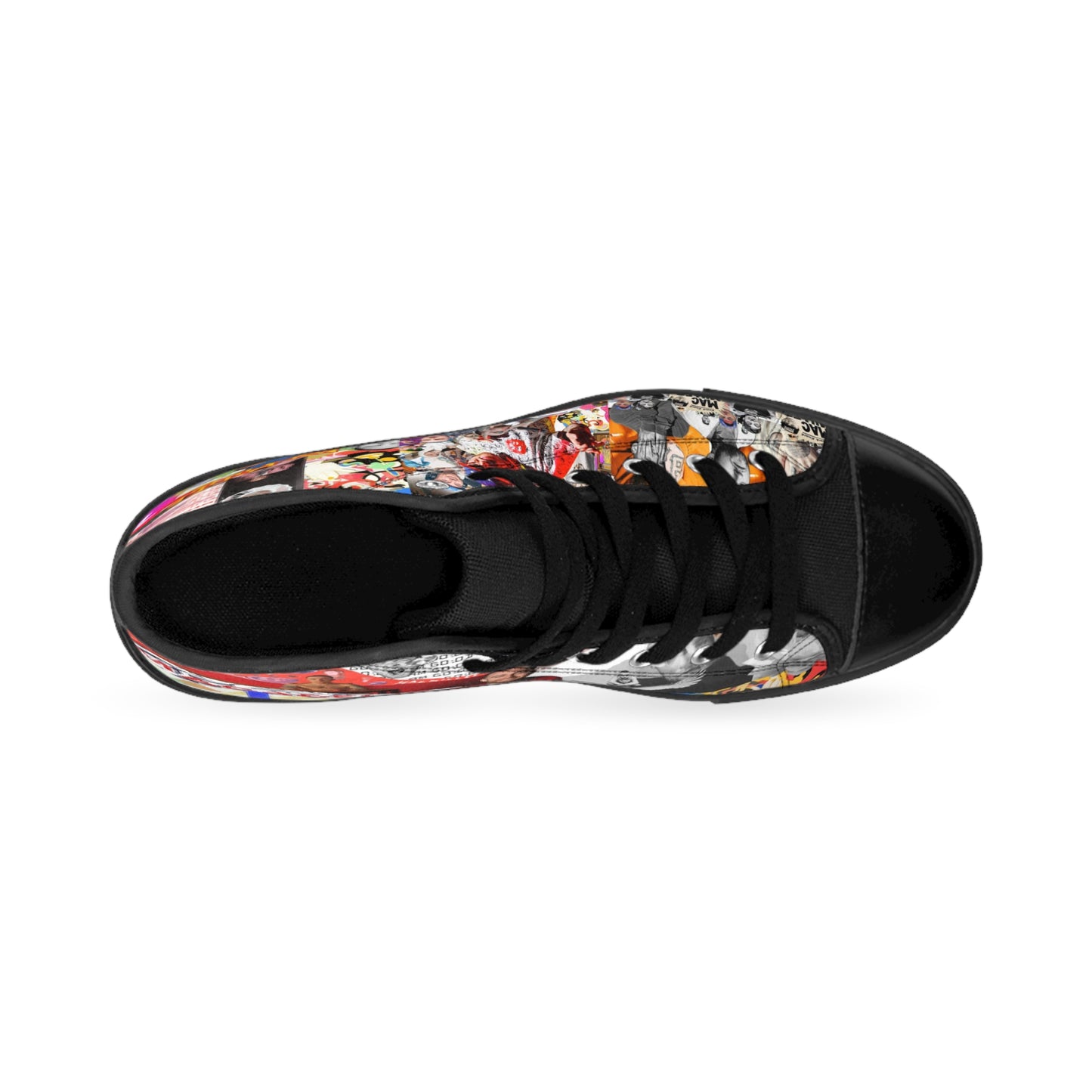 High-top Sneakers Mac Miller Collage Design