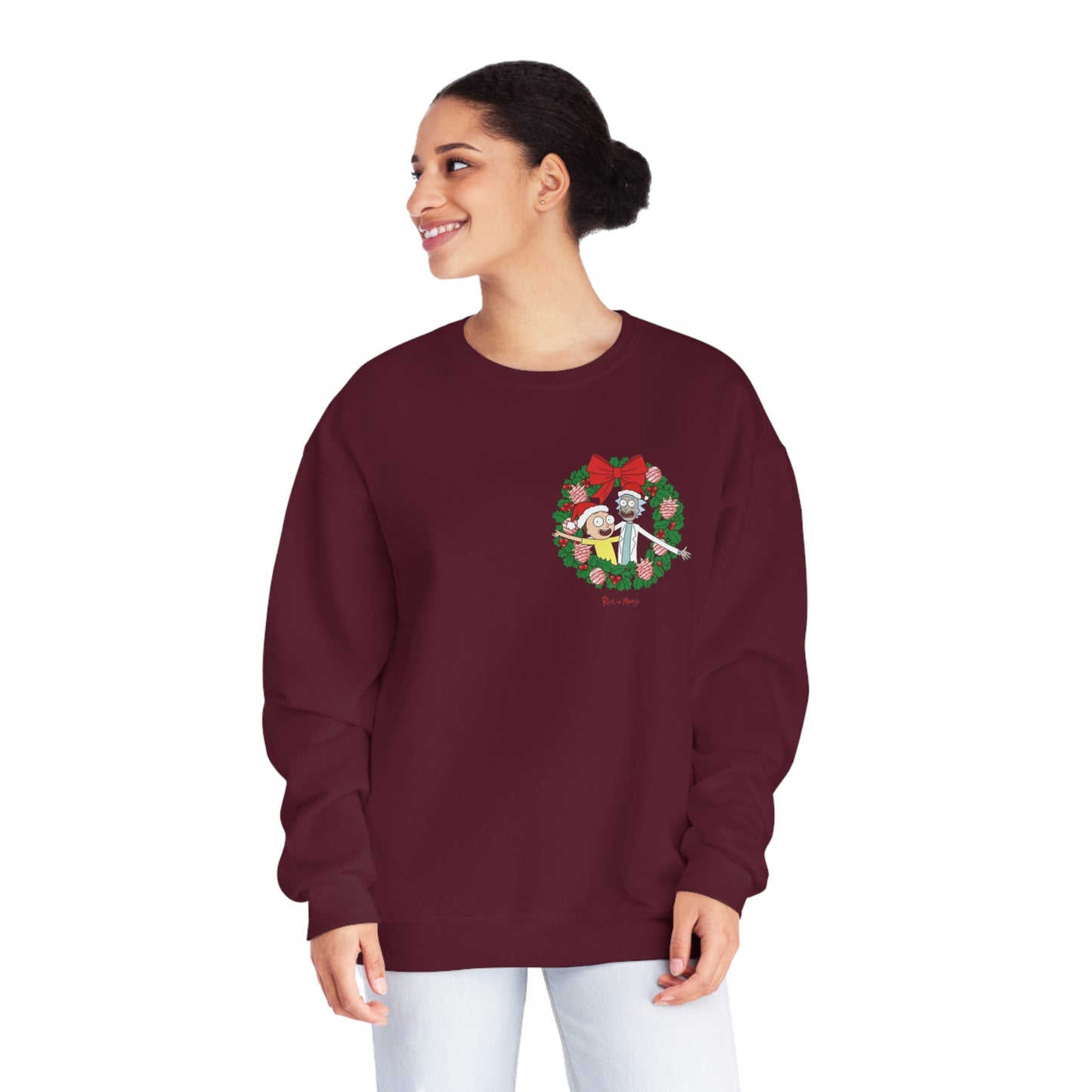 Merry Rickmas Wreath Sweater