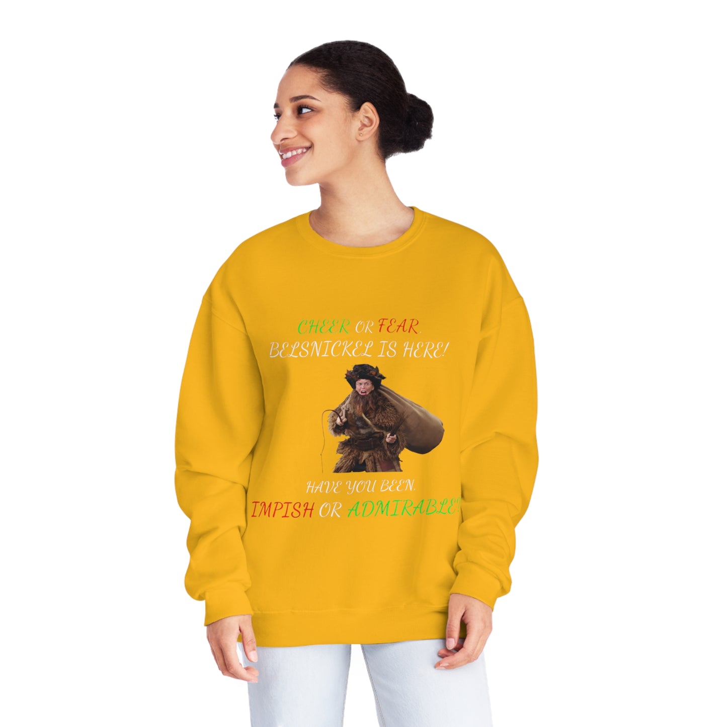 Cheer or Fear, Belsnickle is Here! Christmas Sweater