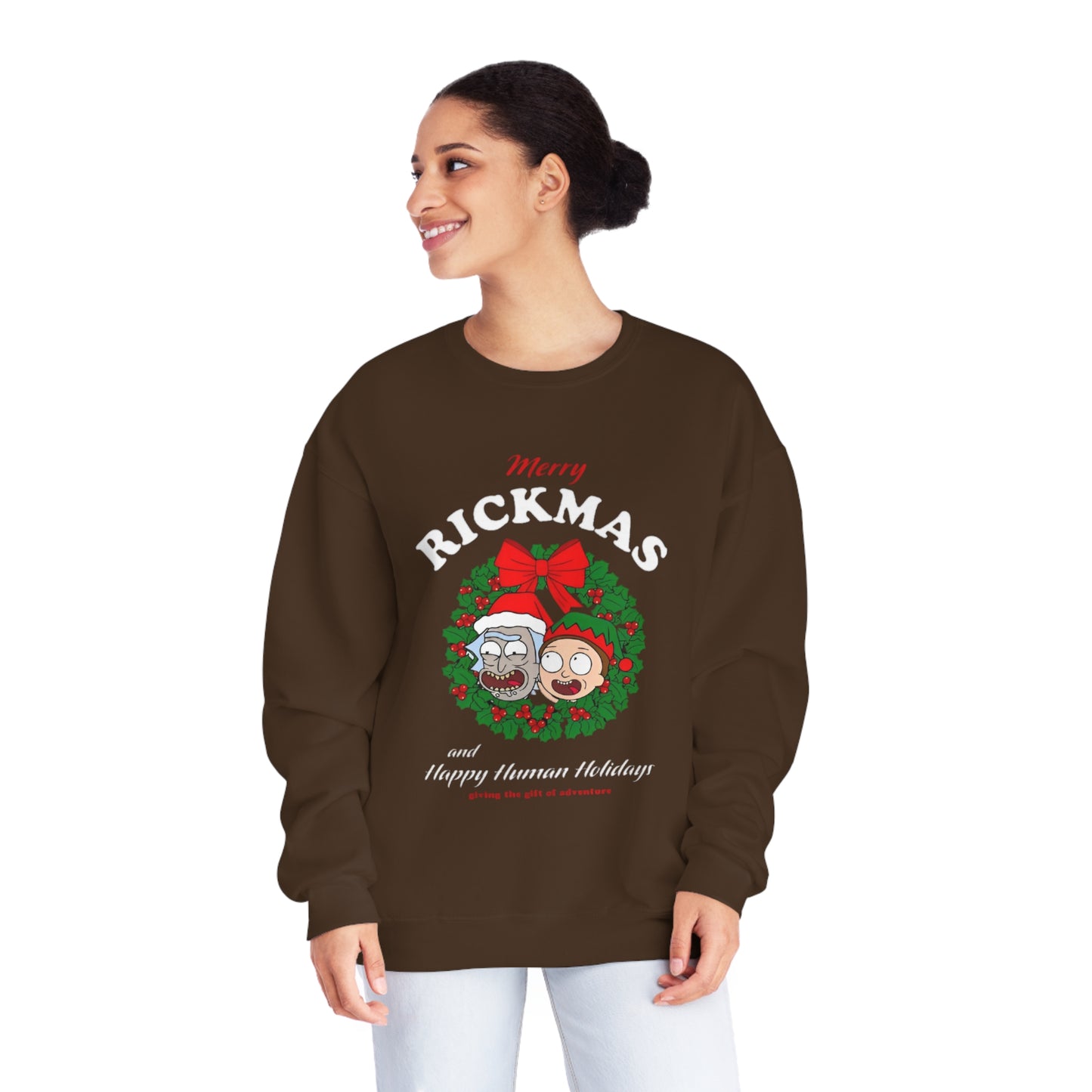 Merry Rickmas and Happy Human Holidays Sweater
