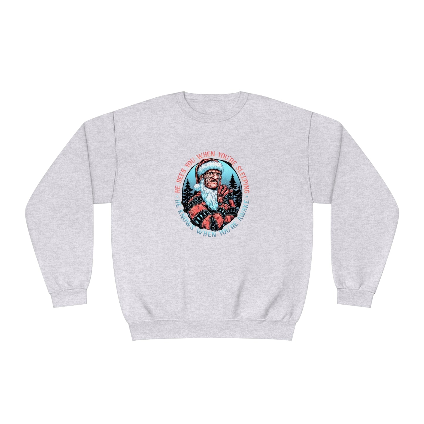 He Sees You When You’re Sleeping Christmas Sweater