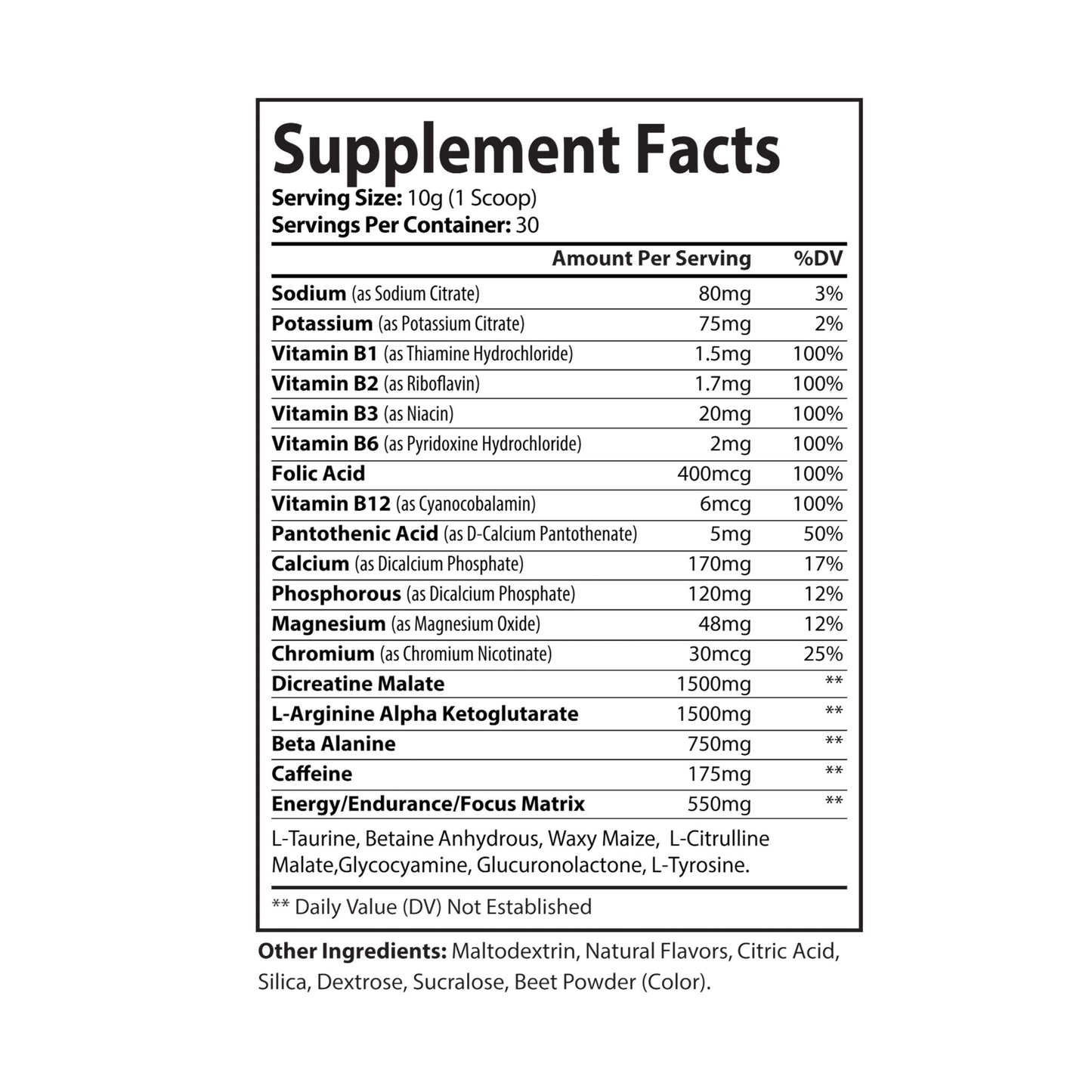 Lil Bump Pre-Workout Supplement, Watermelon