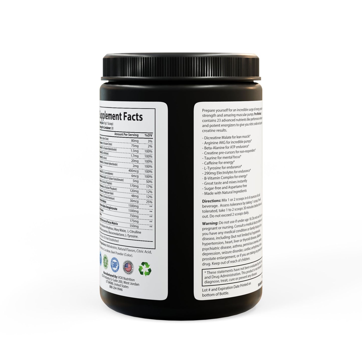 Lil Bump Pre-Workout Supplement, Watermelon