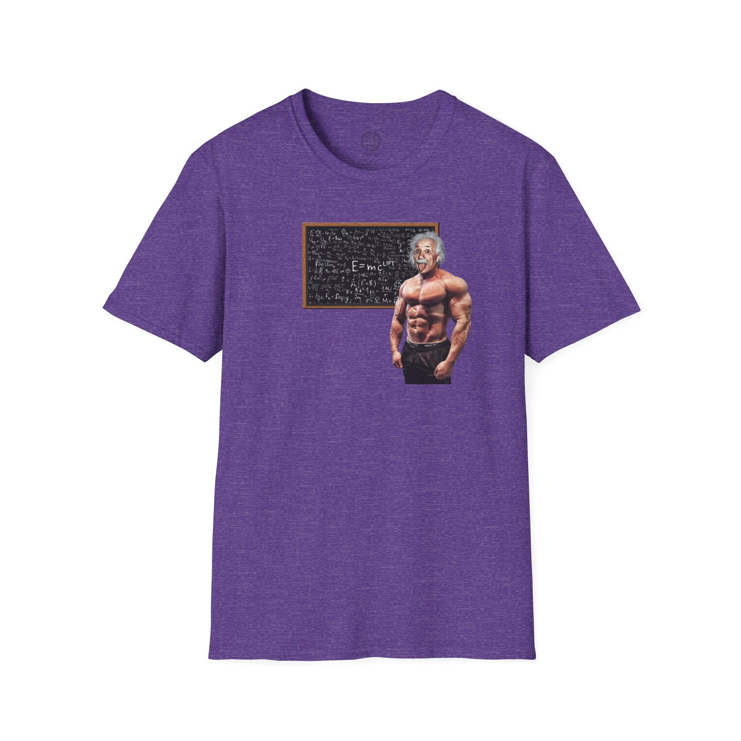 Albert Einsteins E=McLift Softstyle T shirt