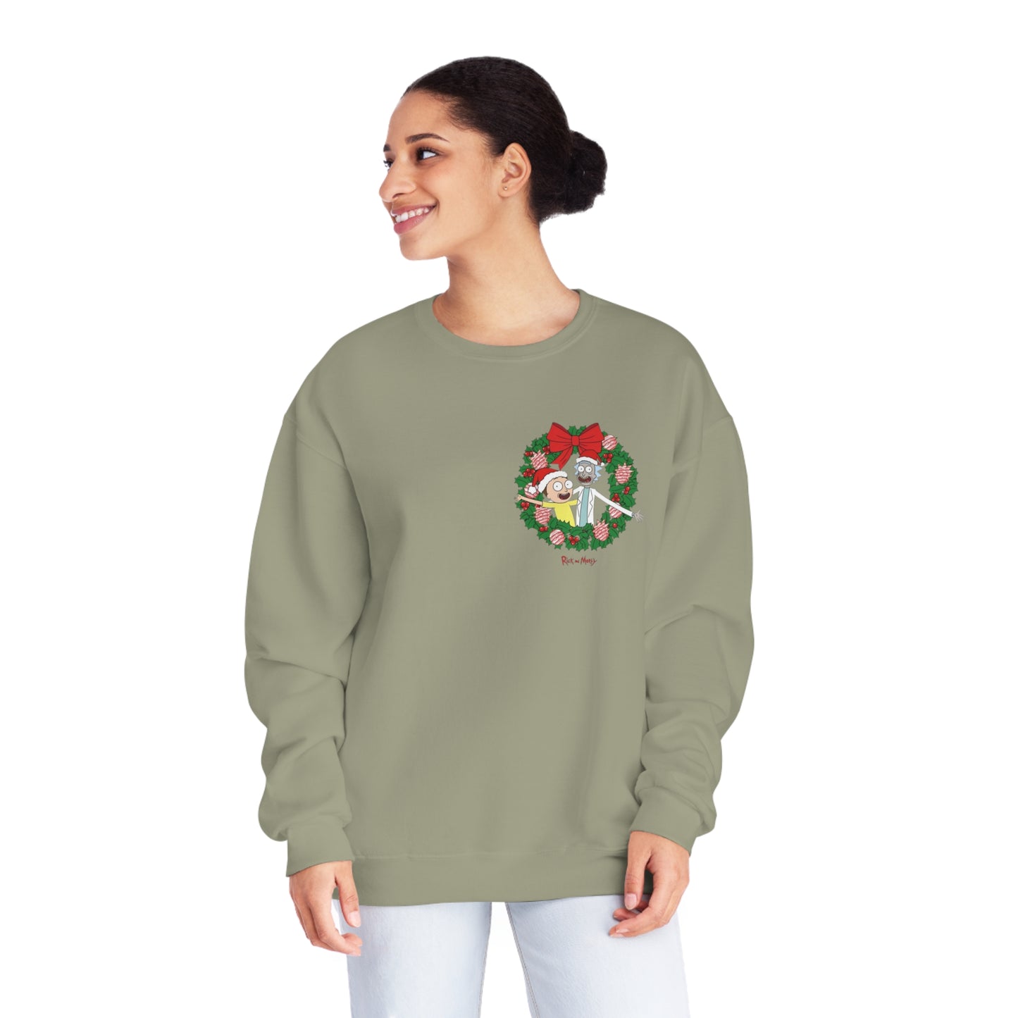 Merry Rickmas Wreath Sweater