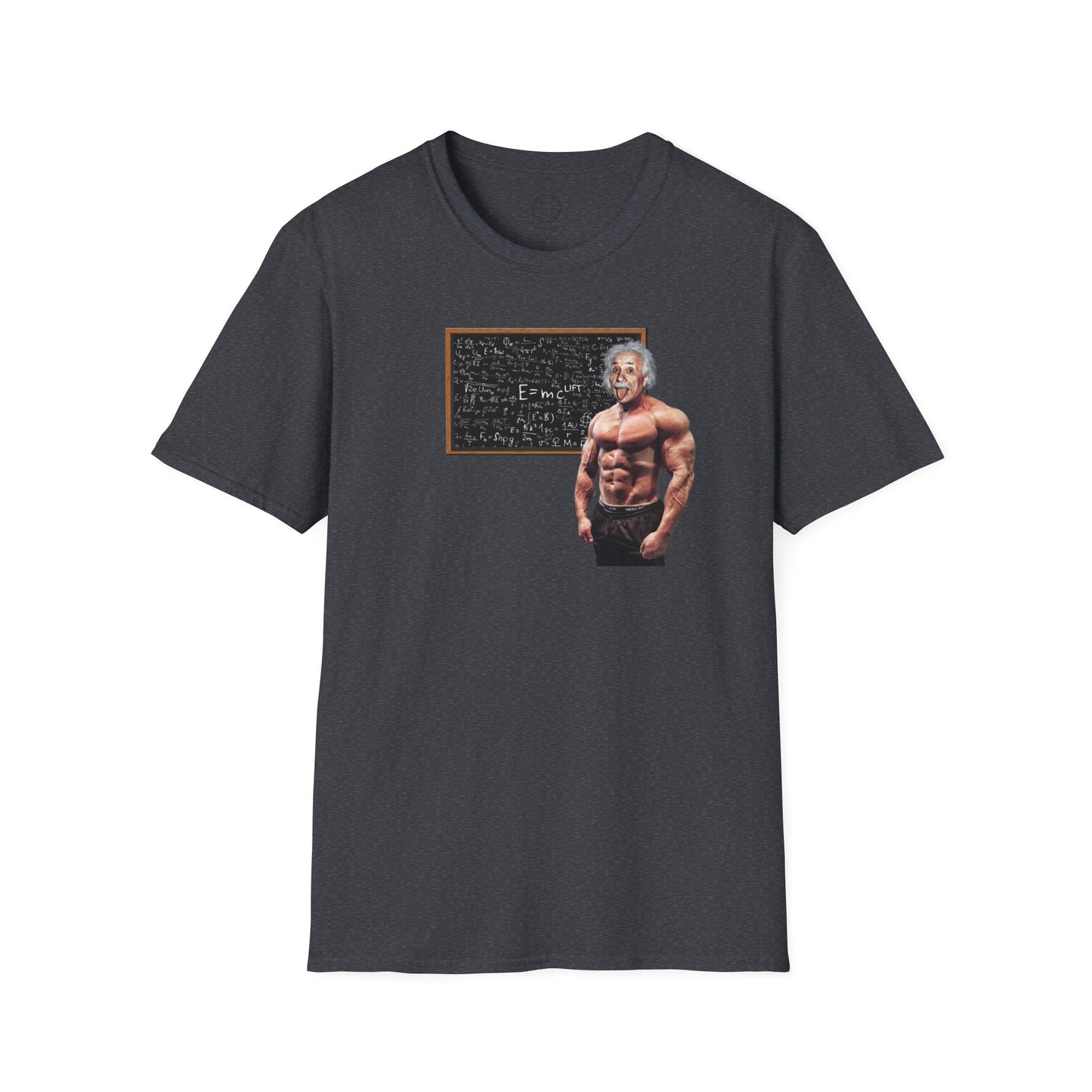 Albert Einsteins E=McLift Softstyle T shirt