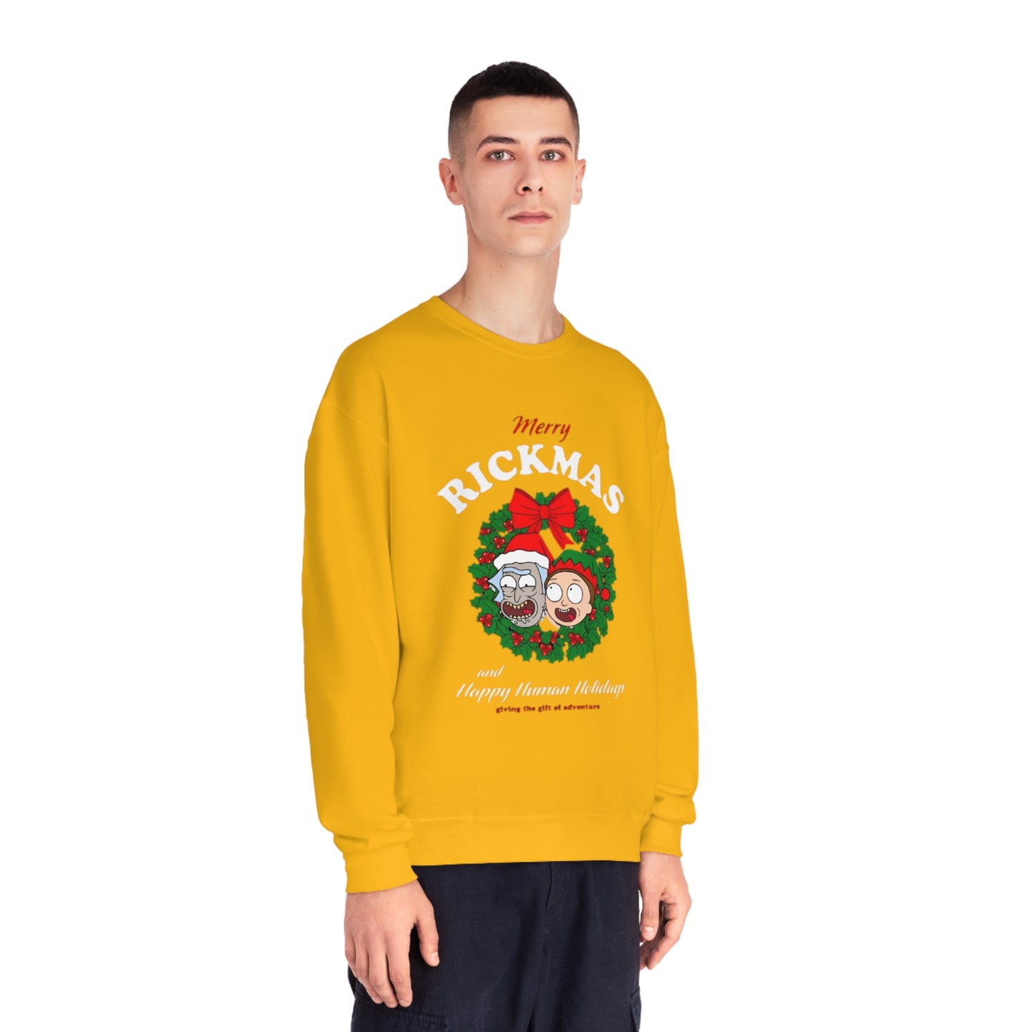 Merry Rickmas and Happy Human Holidays Sweater