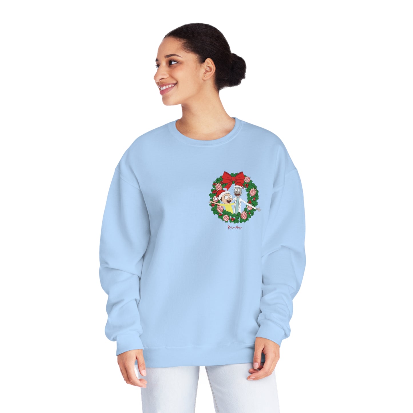 Merry Rickmas Wreath Sweater
