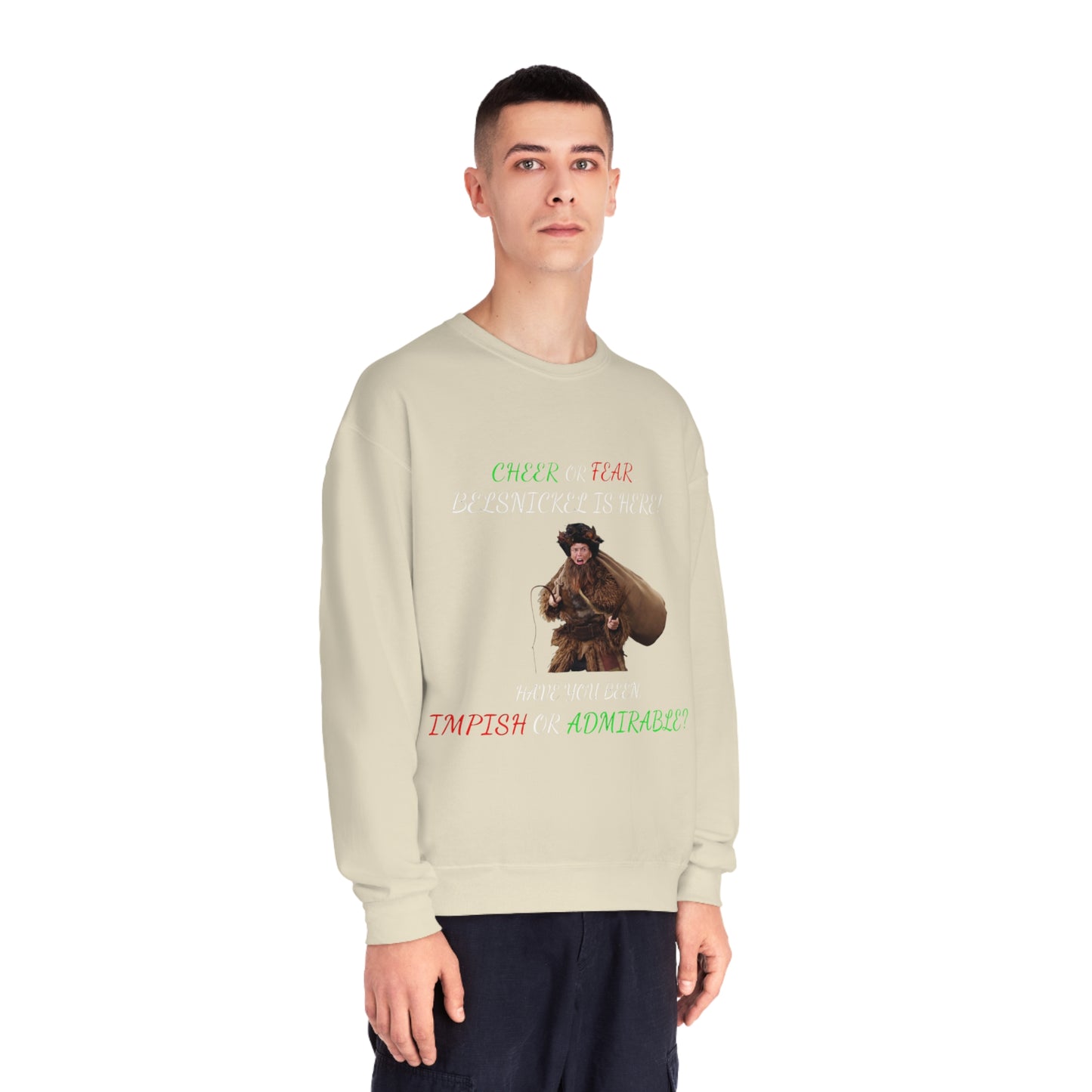 Cheer or Fear, Belsnickle is Here! Christmas Sweater
