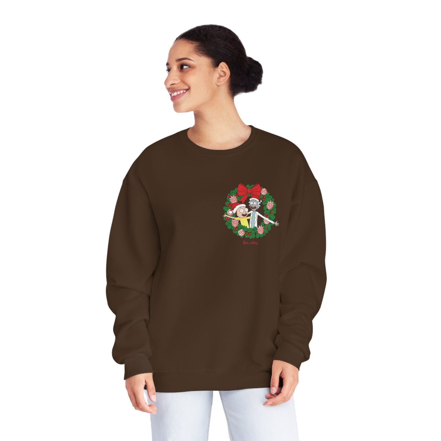 Merry Rickmas Wreath Sweater
