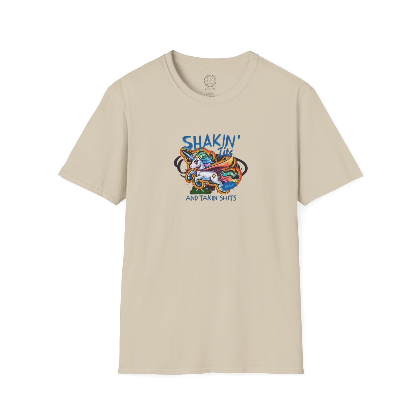 Shakin tits and takin shits Softstyle T shirt