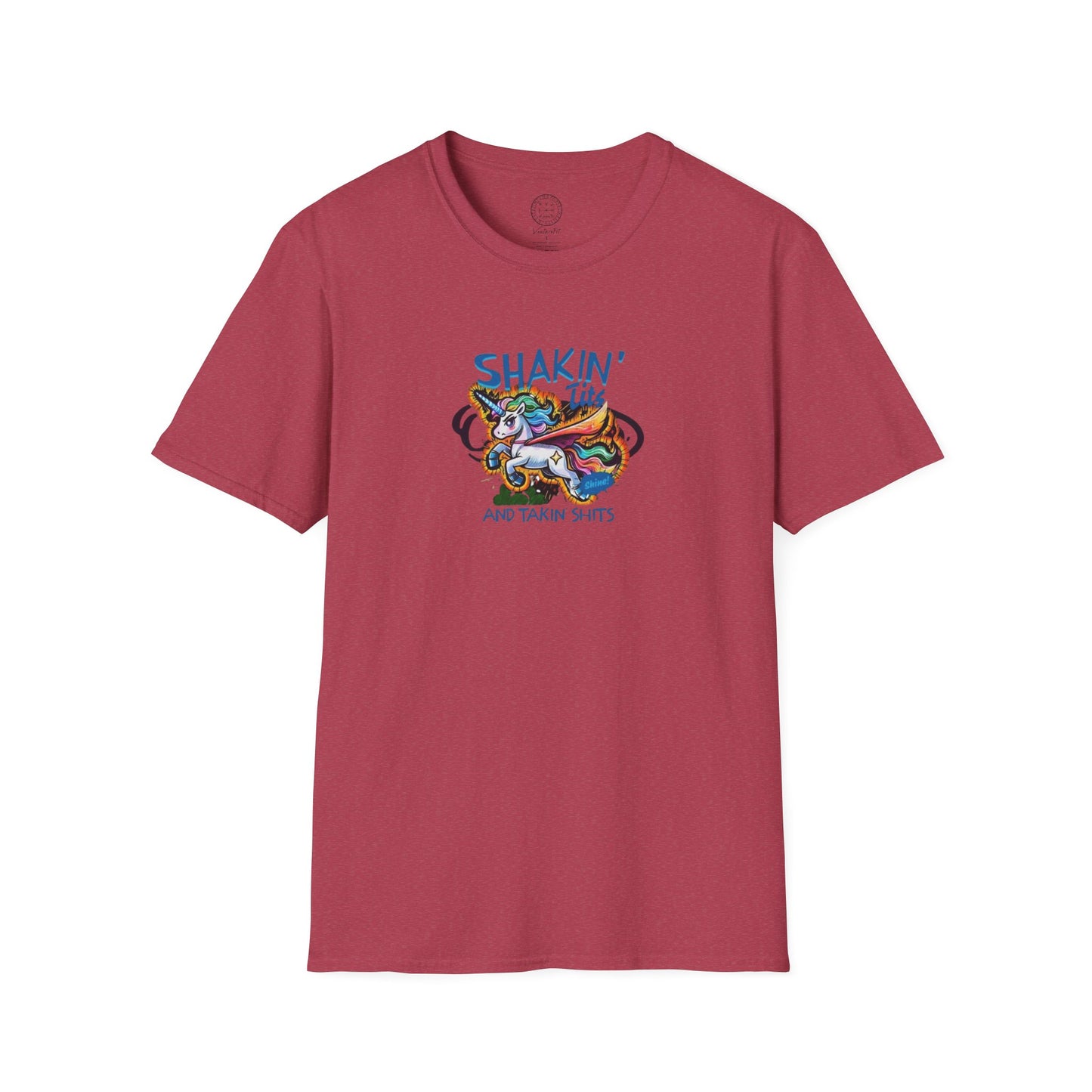 Shakin tits and takin shits Softstyle T shirt