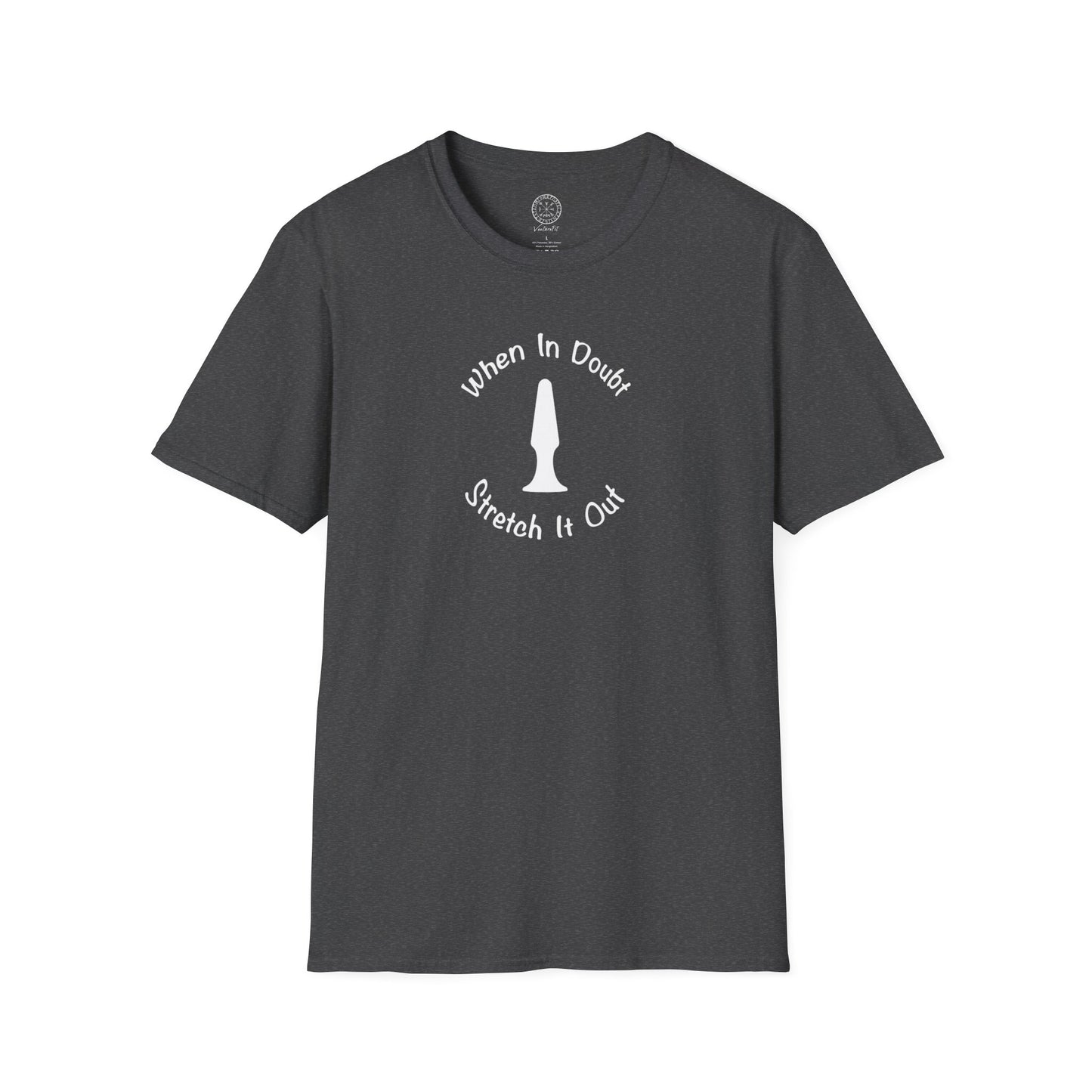 Stretch it Out T-Shirt with Butt Plug