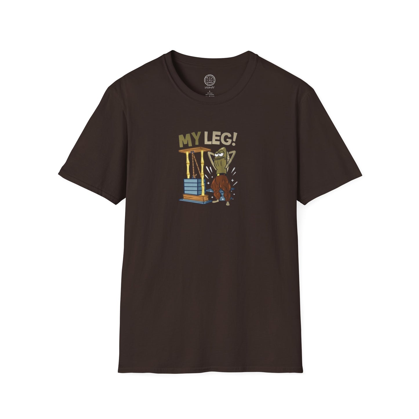 My Leg Jacked Fish Softstyle T-shirt
