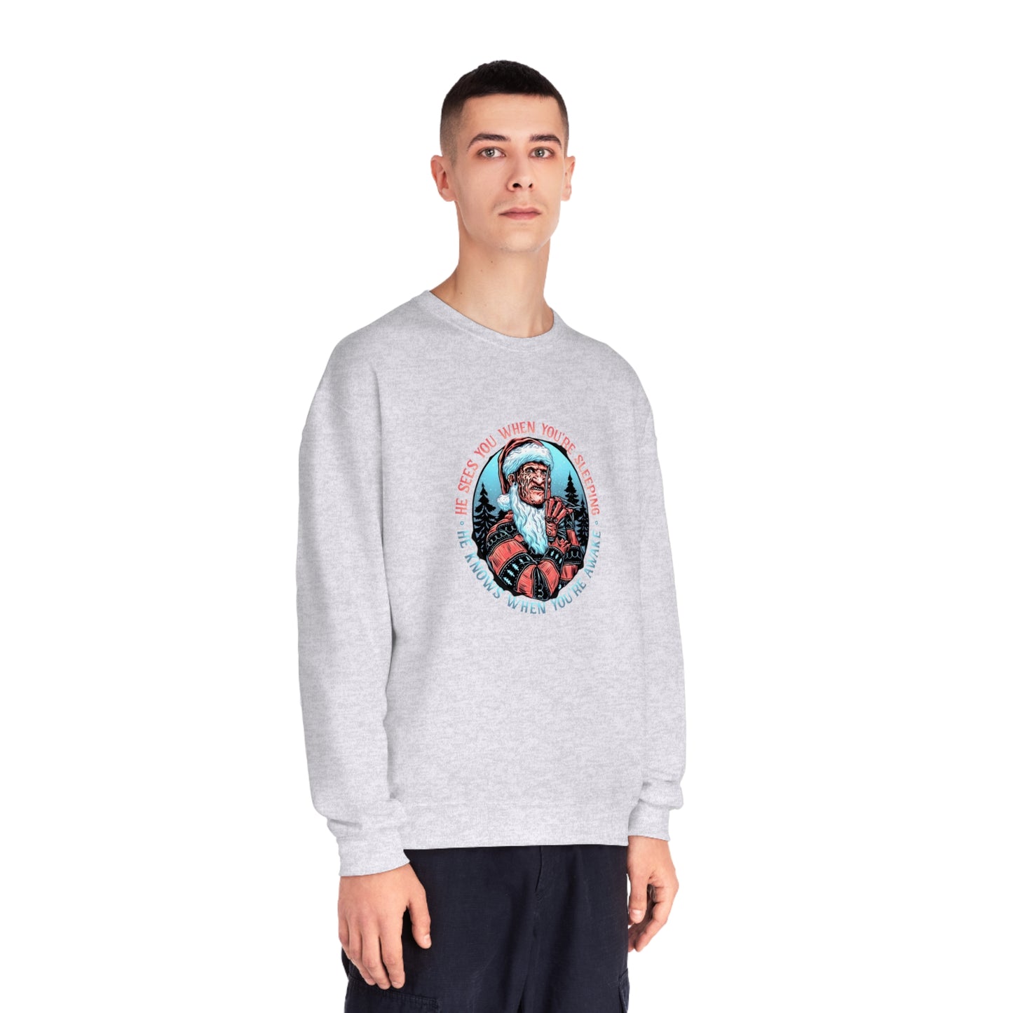 He Sees You When You’re Sleeping Christmas Sweater