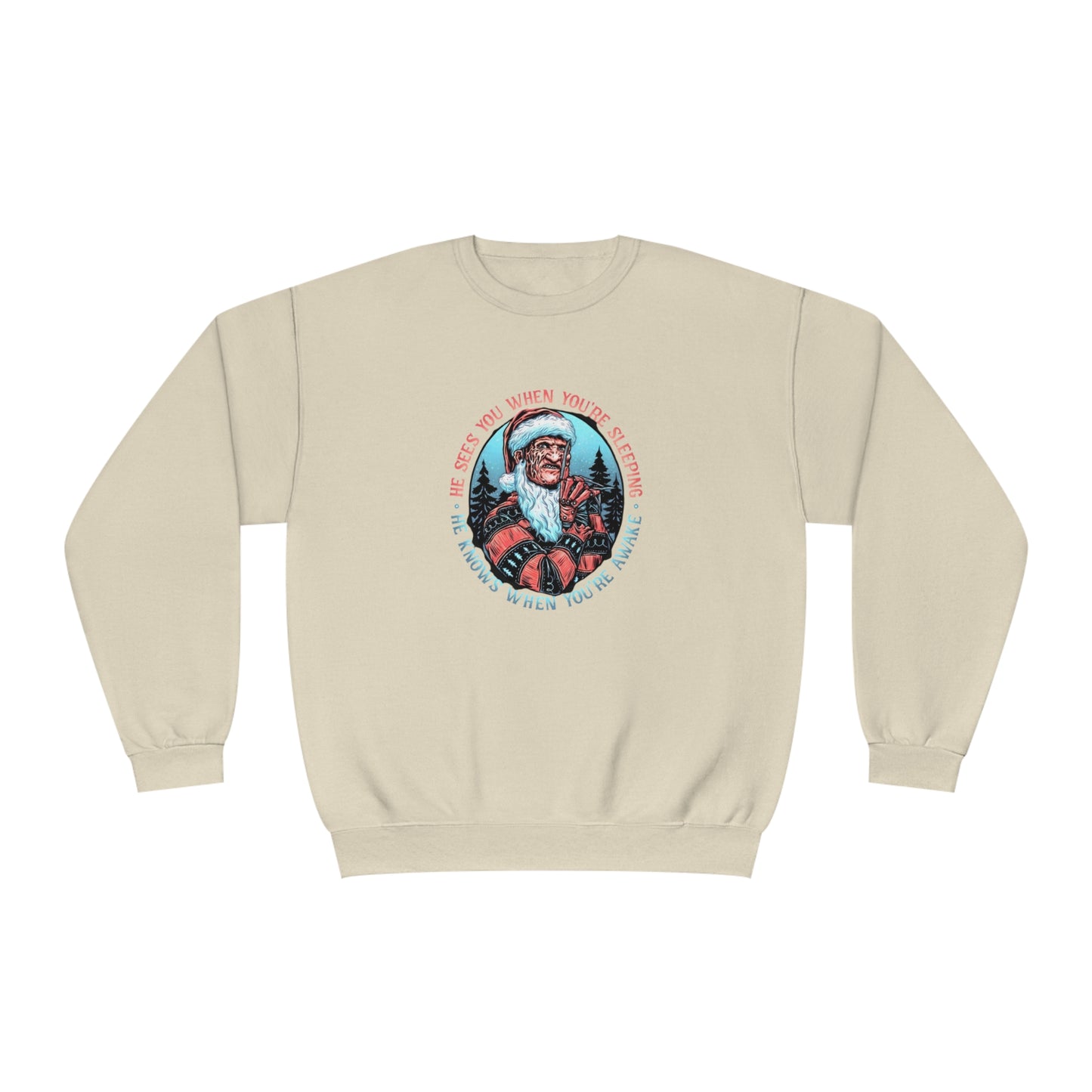 He Sees You When You’re Sleeping Christmas Sweater