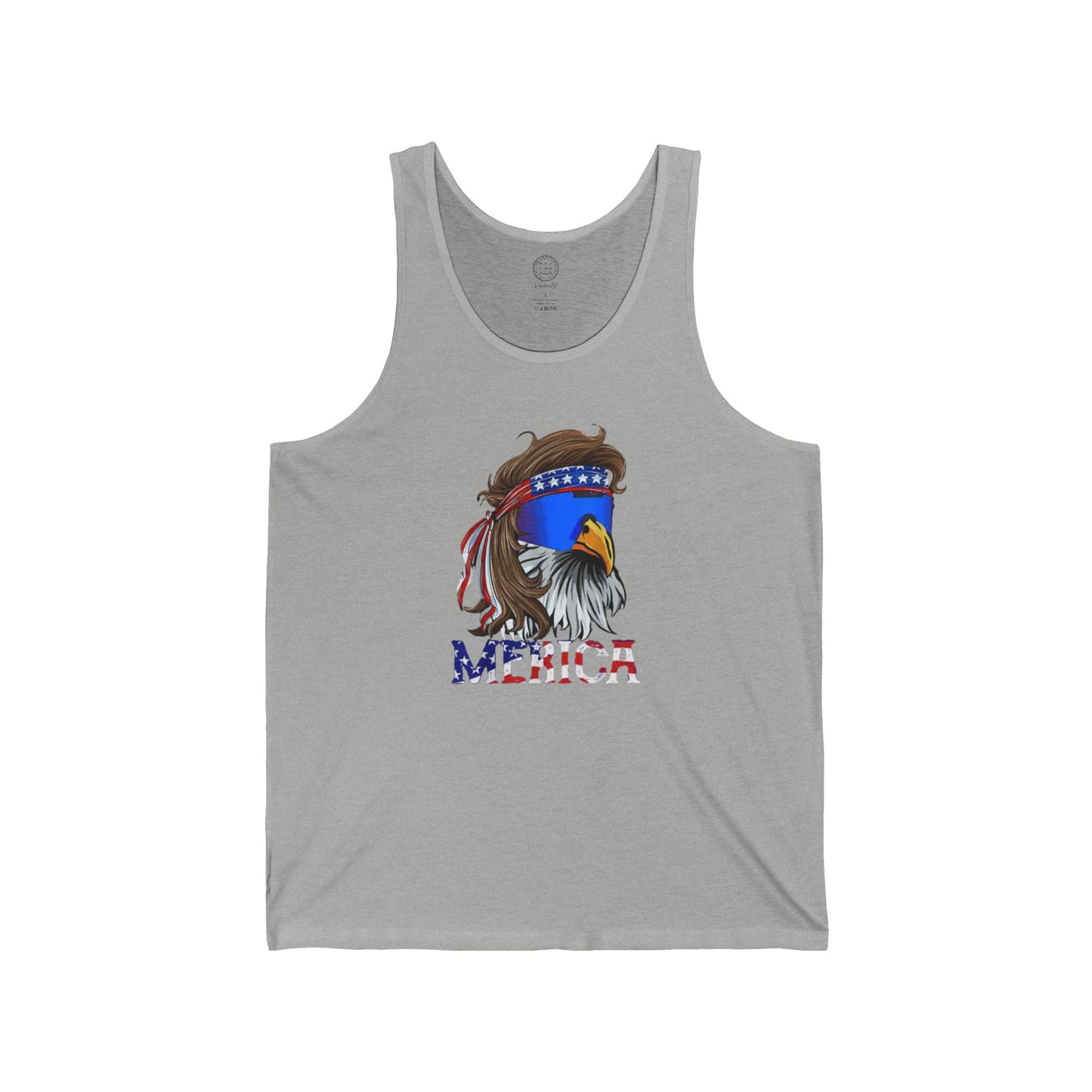 Eagle Tank Top - Unisex Patriotic Shirt with Pit Viper Sunglasses