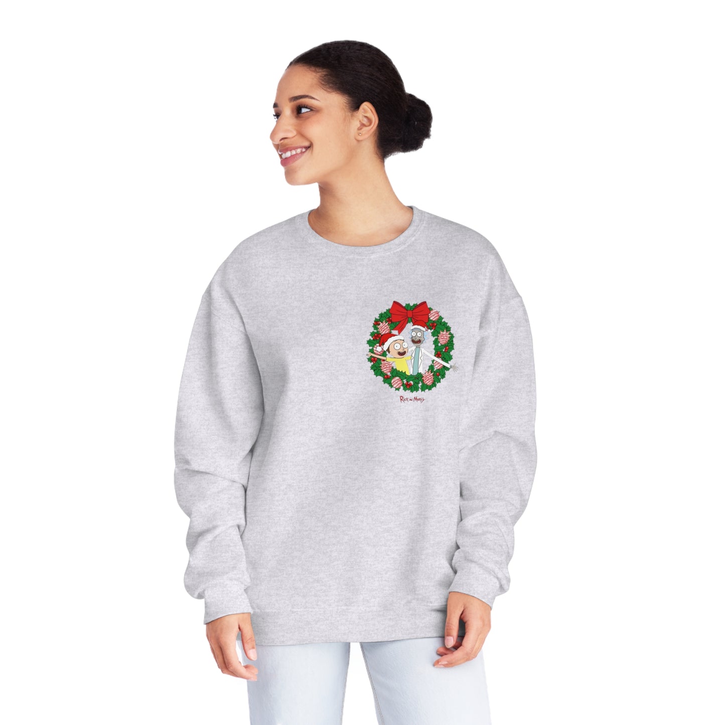 Merry Rickmas Wreath Sweater