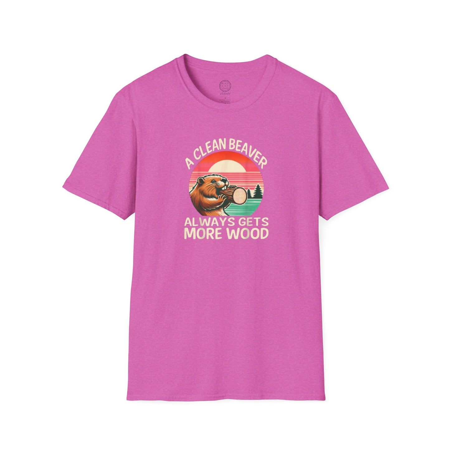 A Clean Beaver Always Gets More Wood Softstyle T-shirt