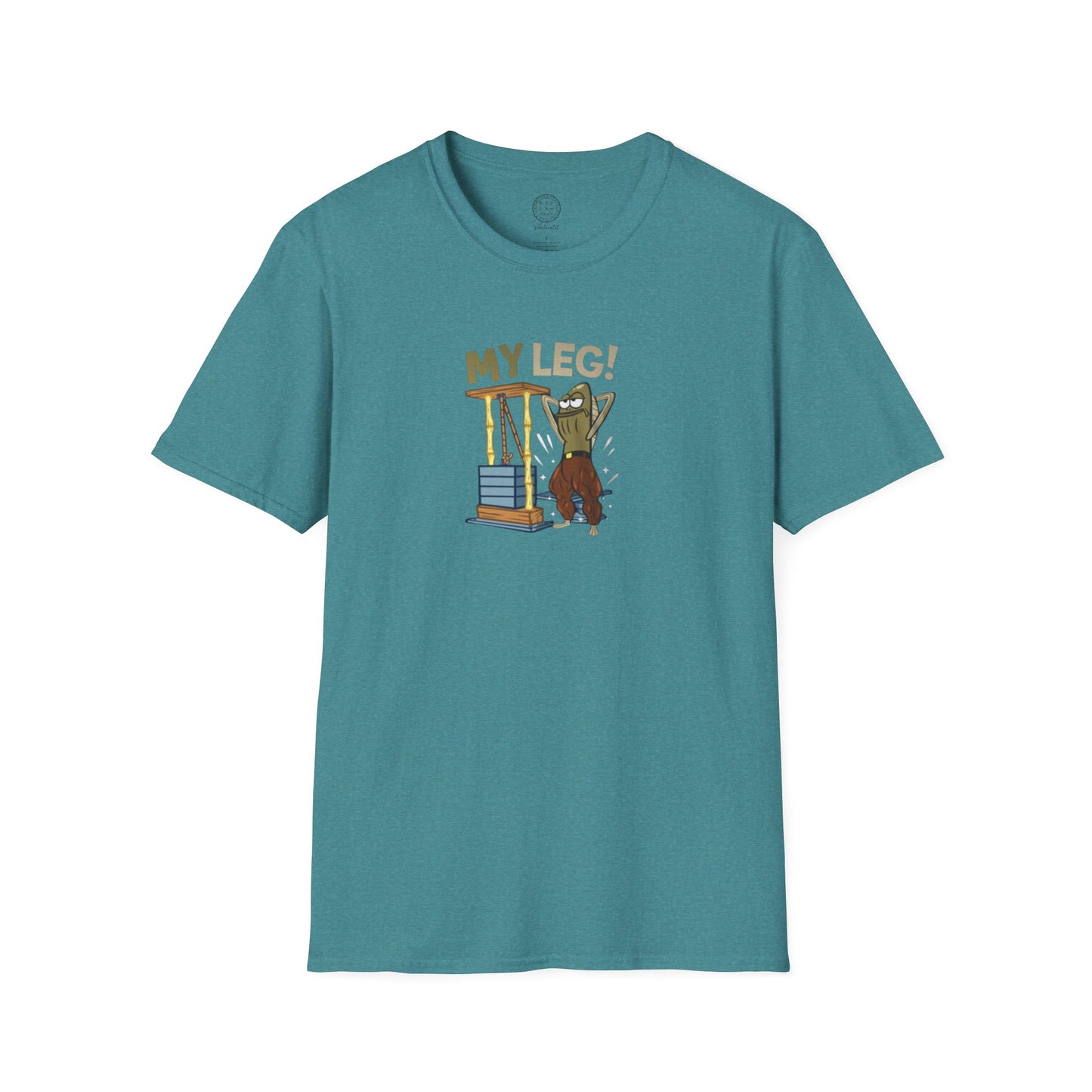 My Leg Jacked Fish Softstyle T-shirt