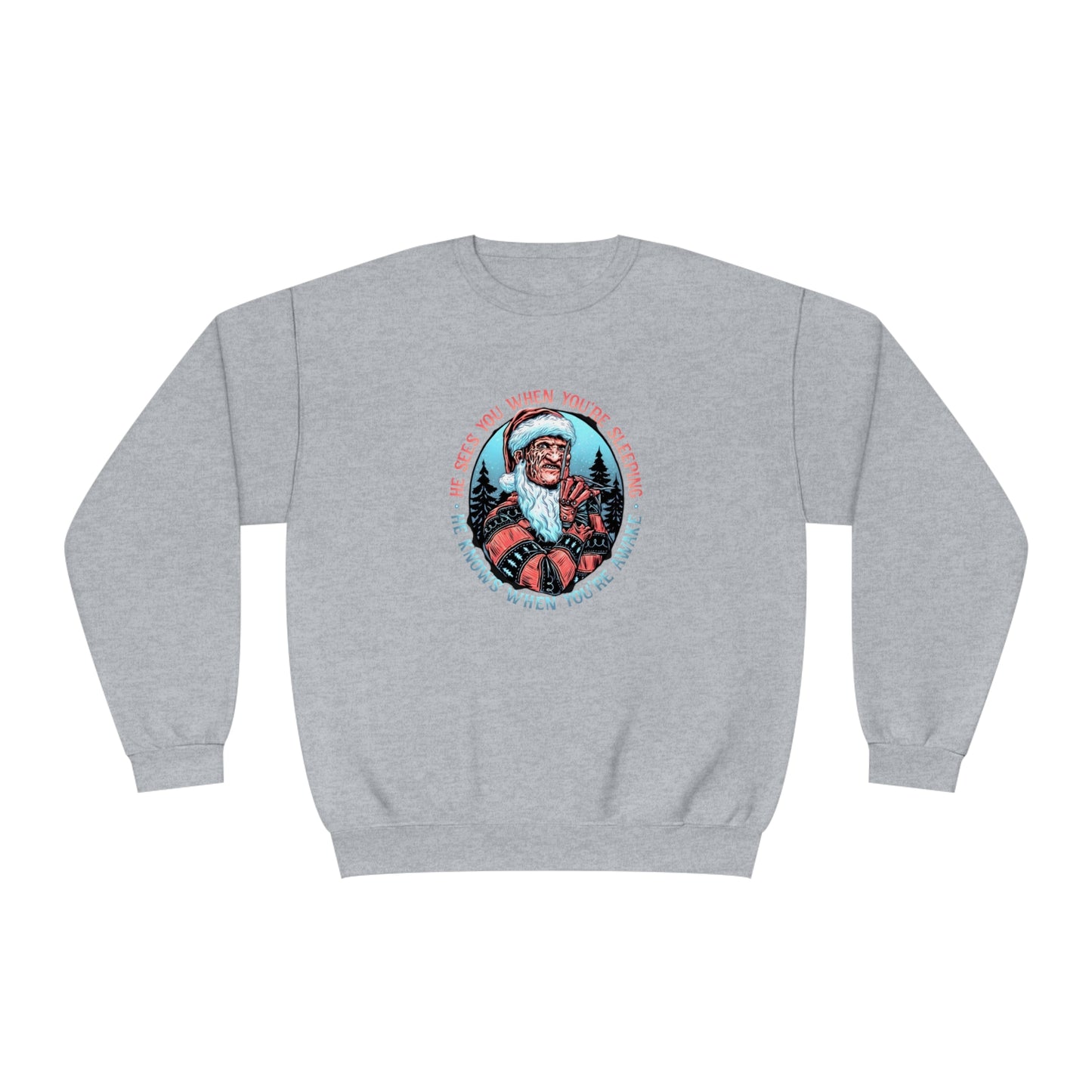 He Sees You When You’re Sleeping Christmas Sweater